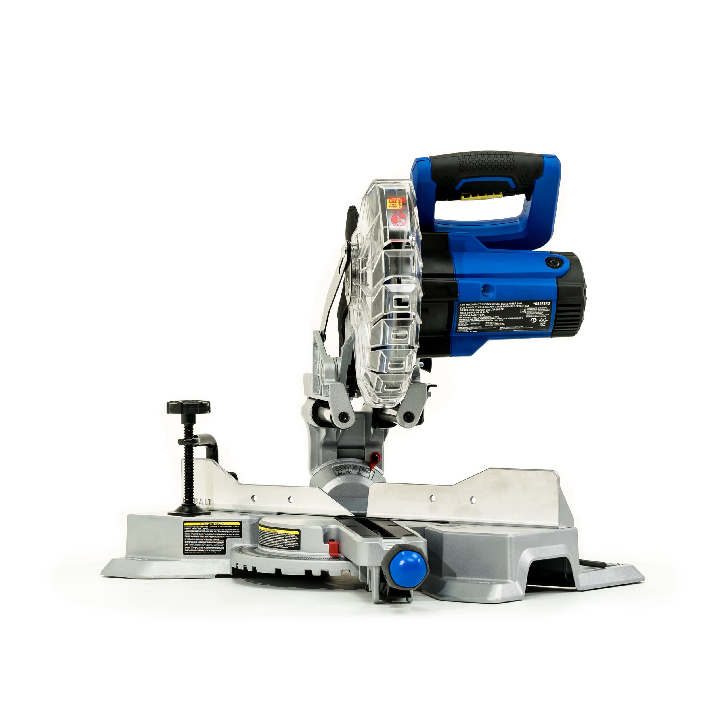 Kobalt 7-1/4-in 10-Amp Single Bevel Sliding Compound Corded Miter Saw with  Laser Guide at Lowes.com