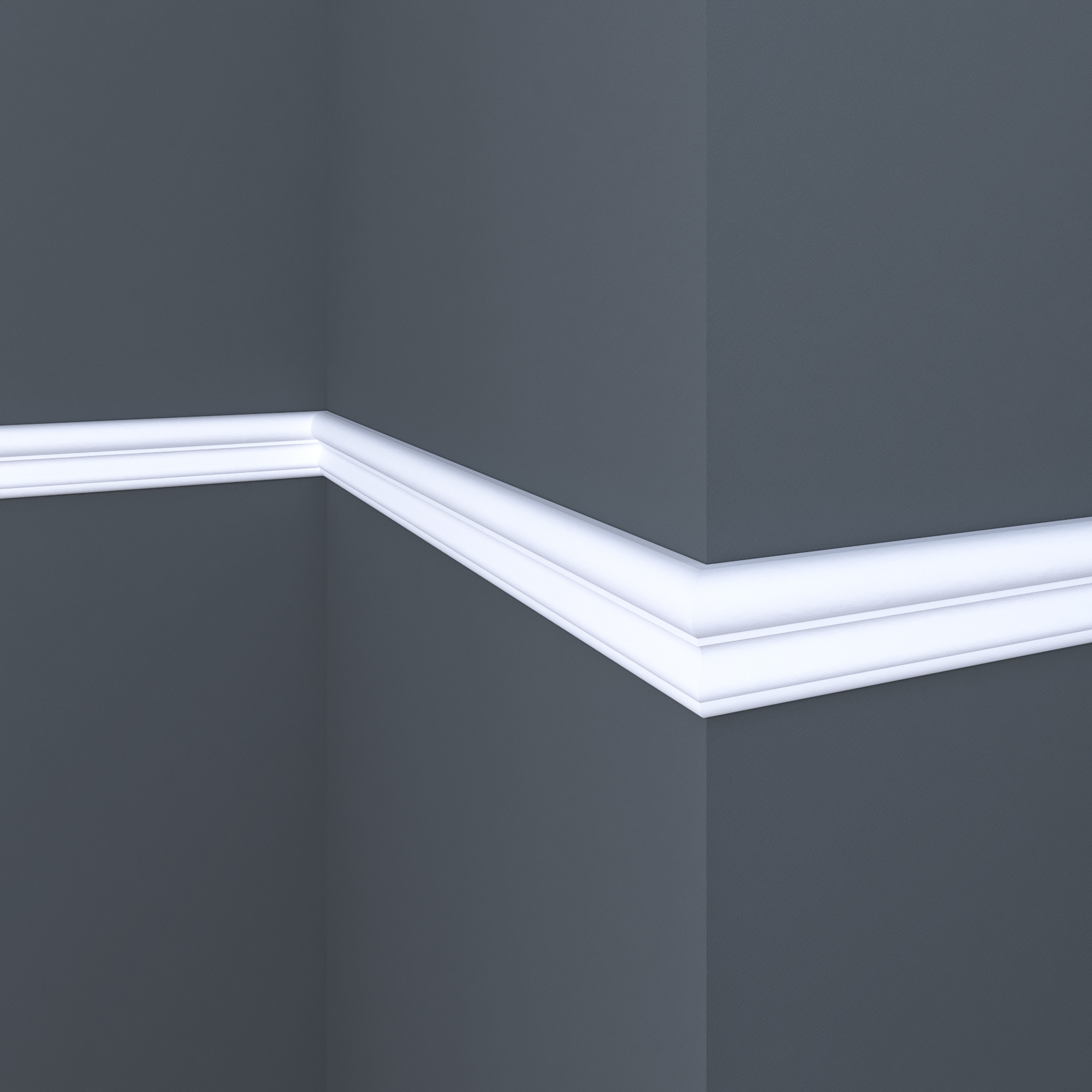 Ornamental Mouldings OML43G-8FT Chair-Rail-Moulding - View #4