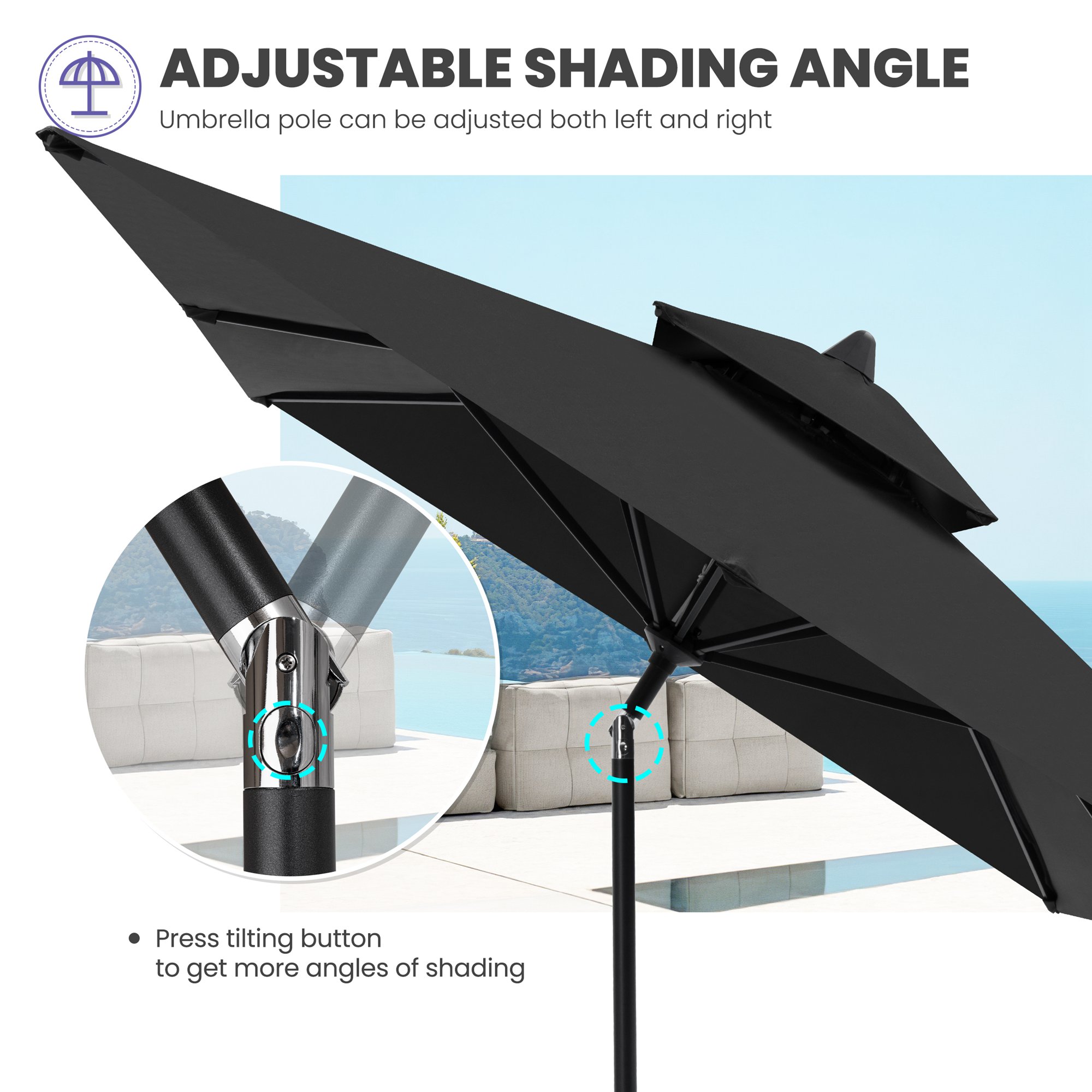 Crestlive Products CL-PU013BLK Umbrellas-2 - View #4