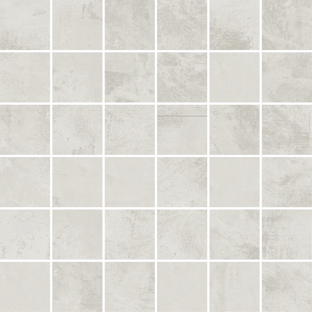 Apollo Tile ROC88WHTMOSA Aureate White Dove 11-3/4-in x 11-3/4-in Natural Porcelain Patterned Mosaic Floor and Wall Tile (7.62-sq. ft/ Carton)