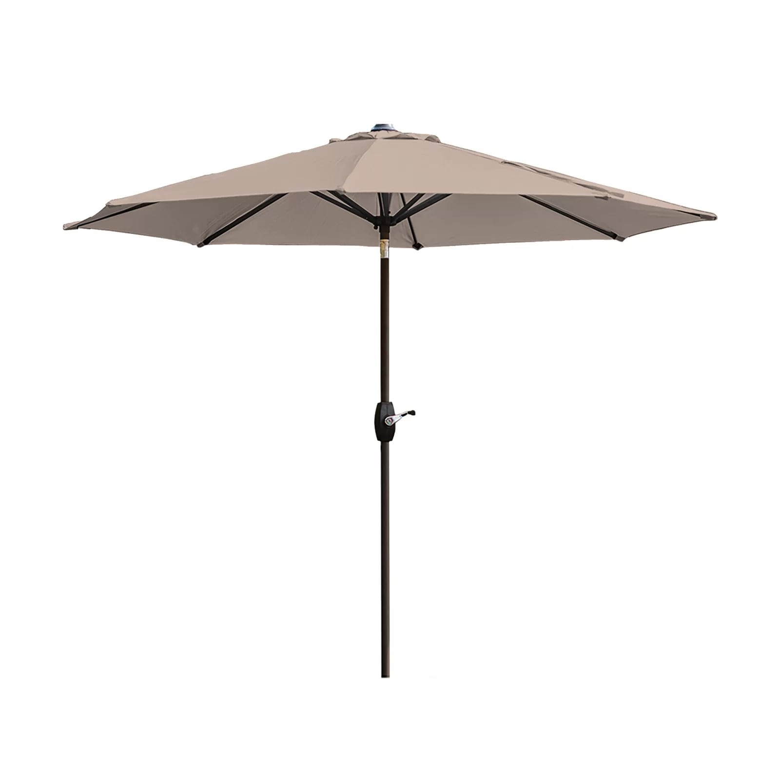Westin Furniture 9805021 9-ft Steel Beige Push-button Tilt Garden Patio Umbrella