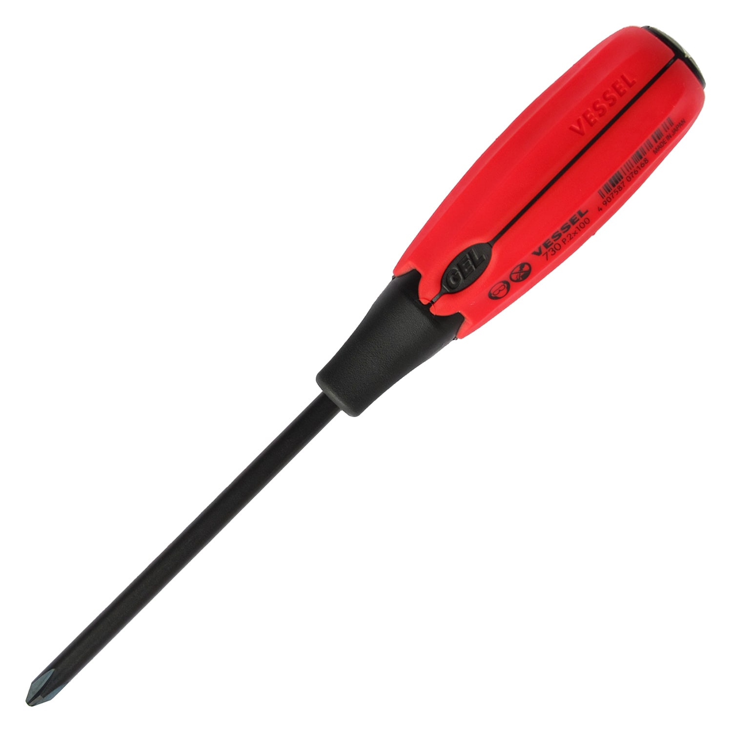 VESSEL 730P2100 #2 4-in Magnetic Phillips Screwdriver