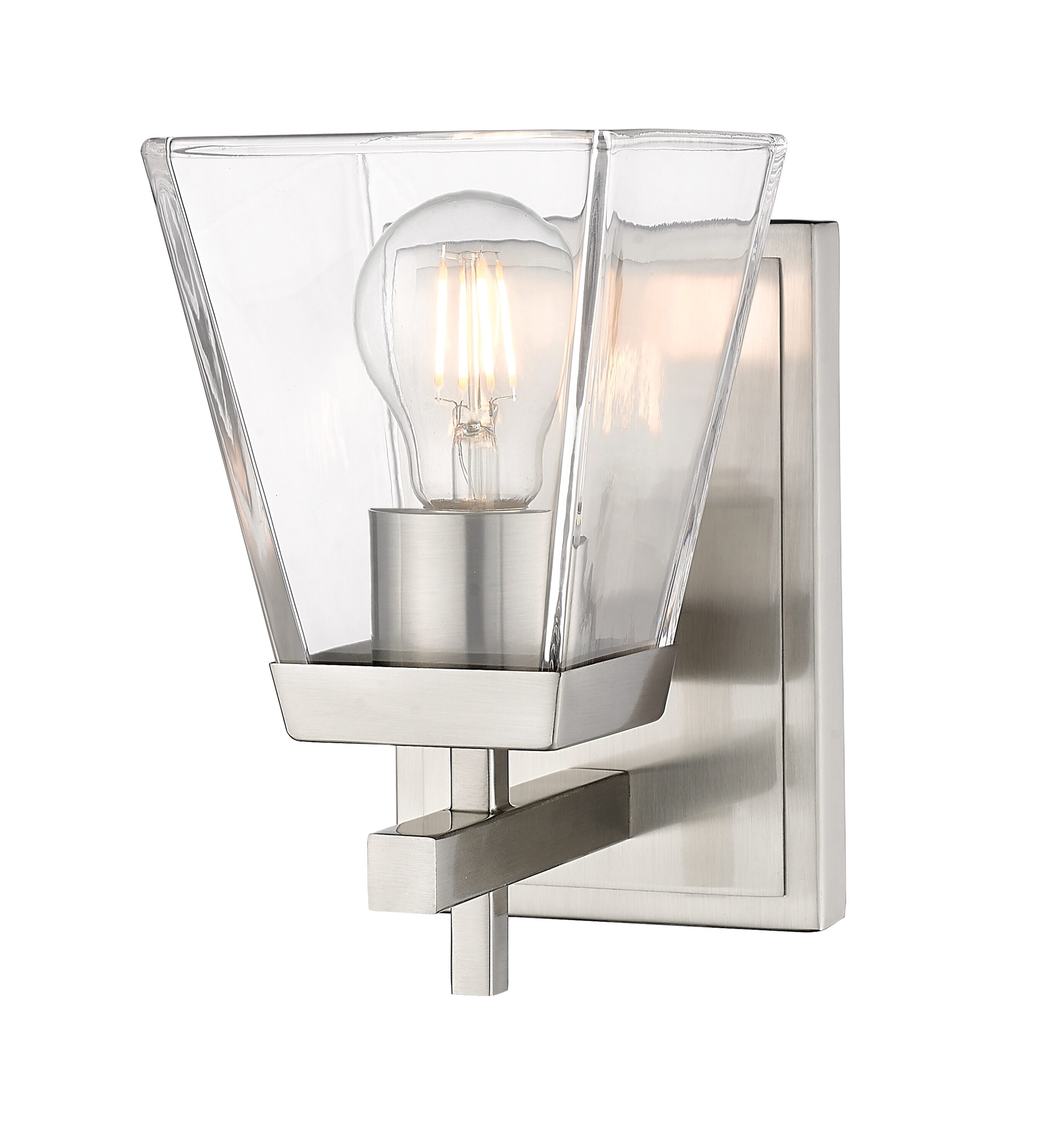 Z-Lite 819-1S-BN Lauren 5-in 1 -Light Brushed Nickel Modern/contemporary Vanity light