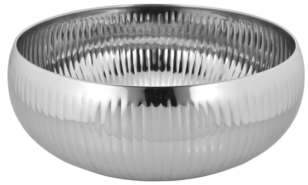 Sol Living SL-B-BW08  Stainless Steel Salad Serving Bowl