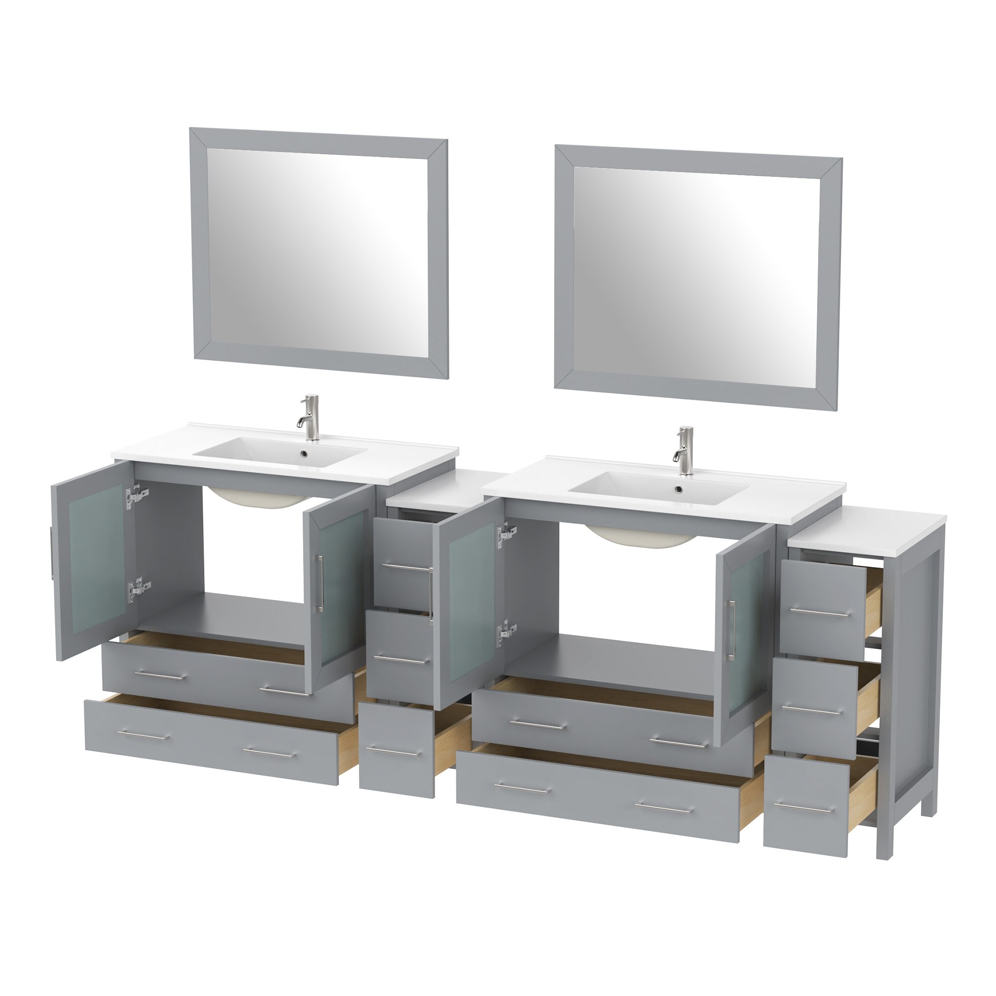 Vanity Art VA3036-96G Bath-Vanity-Combo - View #6
