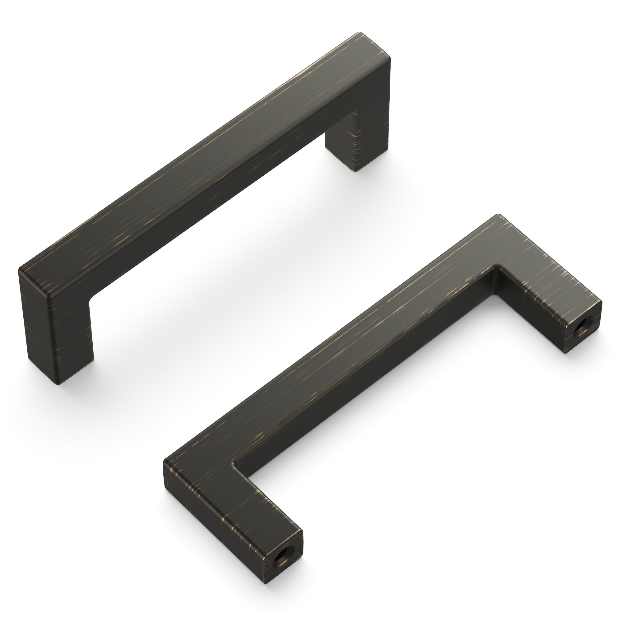 Hickory Hardware HH075326-VB Skylight 3-in , 76mm Center to Center Vintage Bronze Rectangular Handle