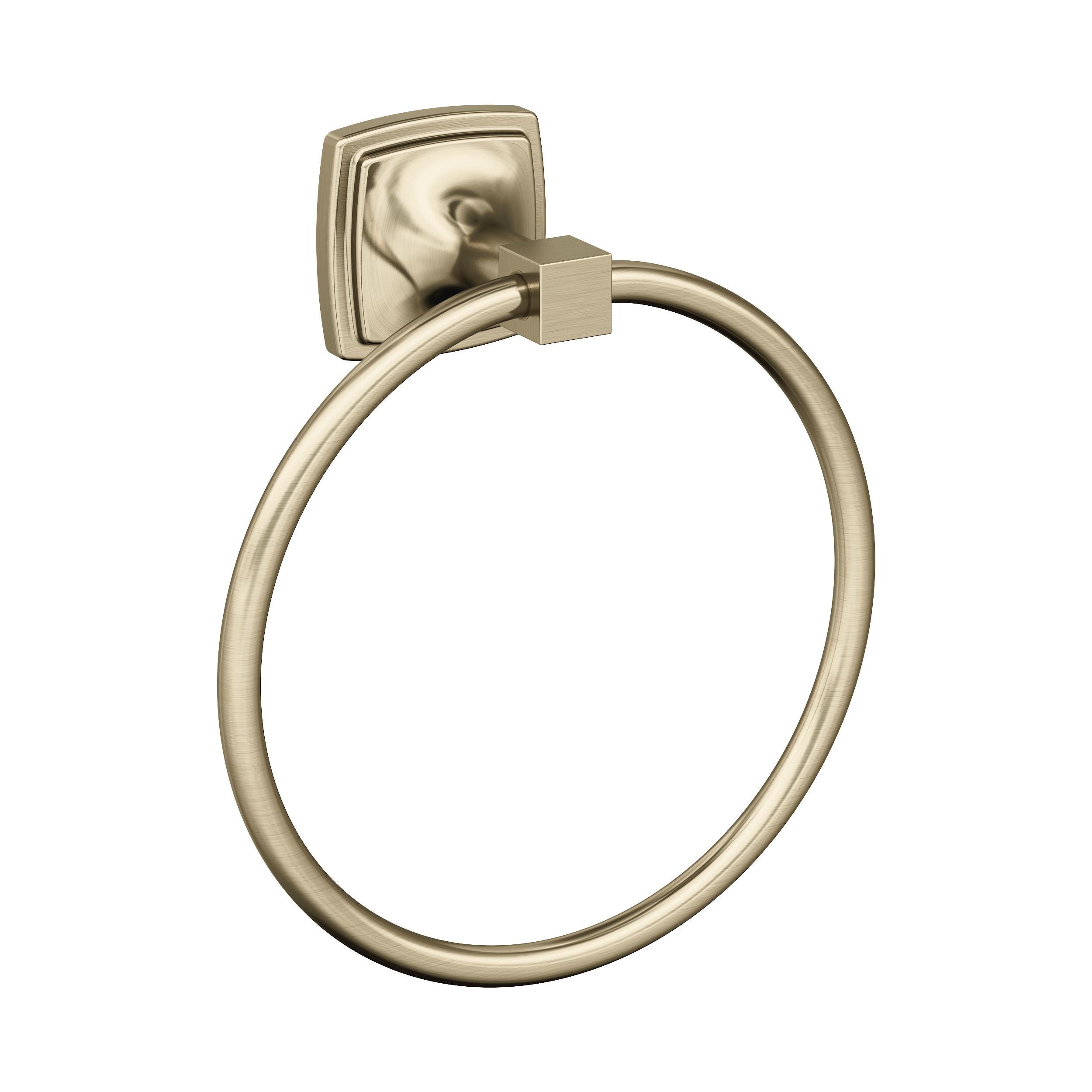 Amerock BH36092BBZ Stature Golden Champagne Wall mount Single Towel Ring