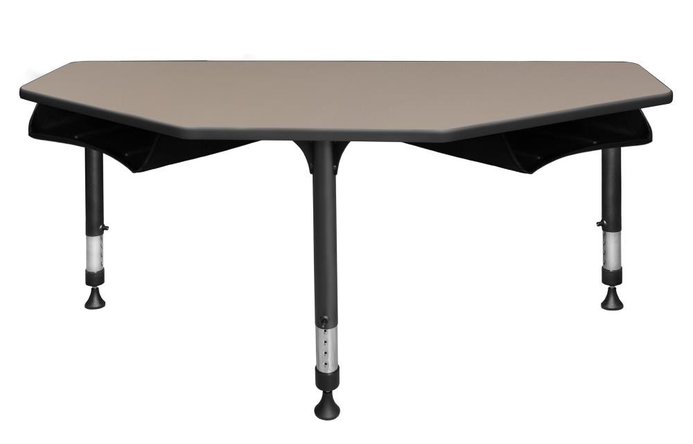 Regency IP2SD2BX6024BE Classroom Tables 24-in White Modern/Contemporary 2-person Desk