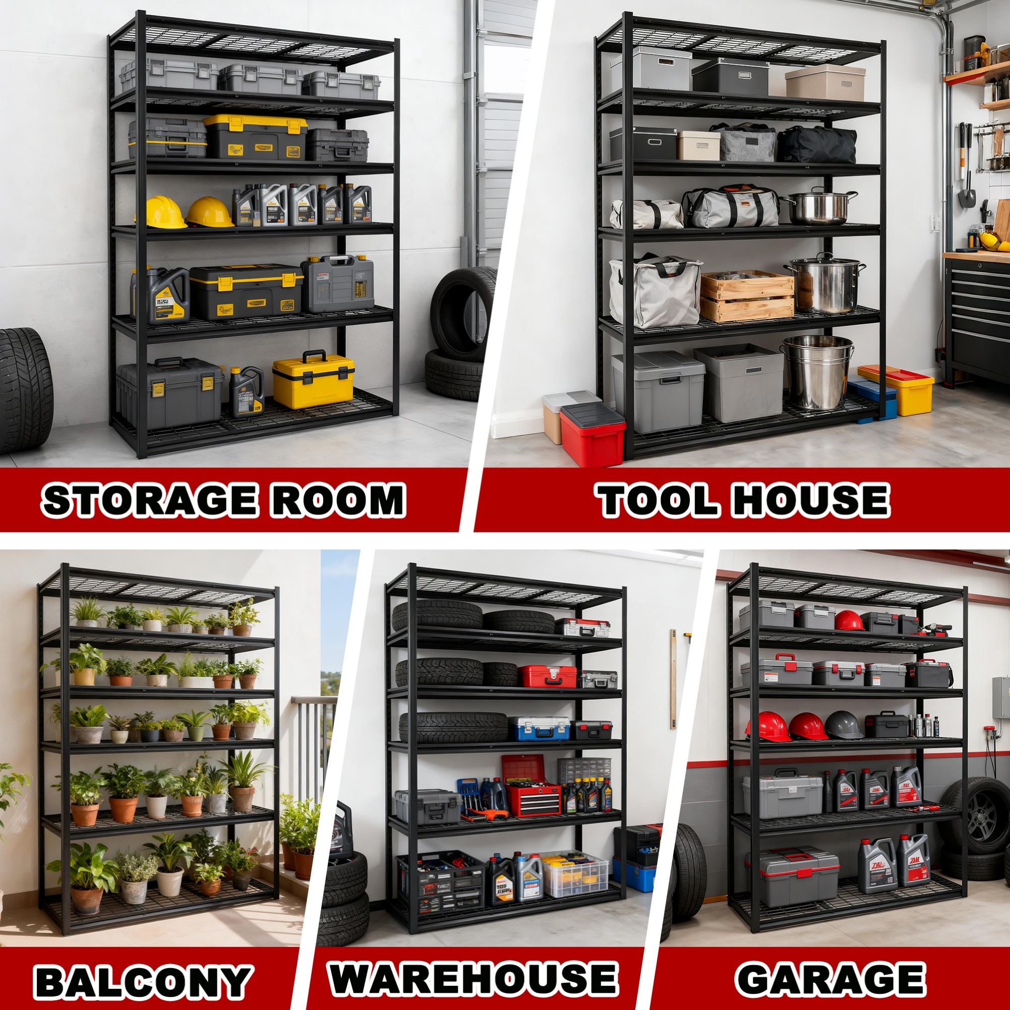 Siavonce XH19521 Free-Standing-Shelving - View #7