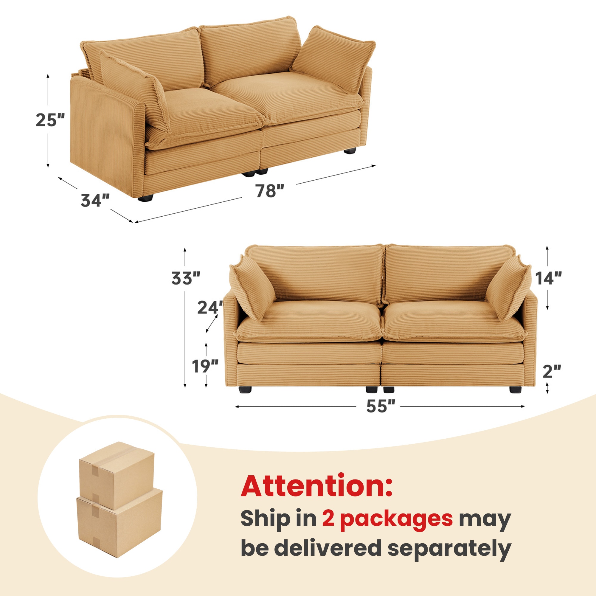 VOUA SAF-NKSYJY-GY Sofas-Loveseats - View #6
