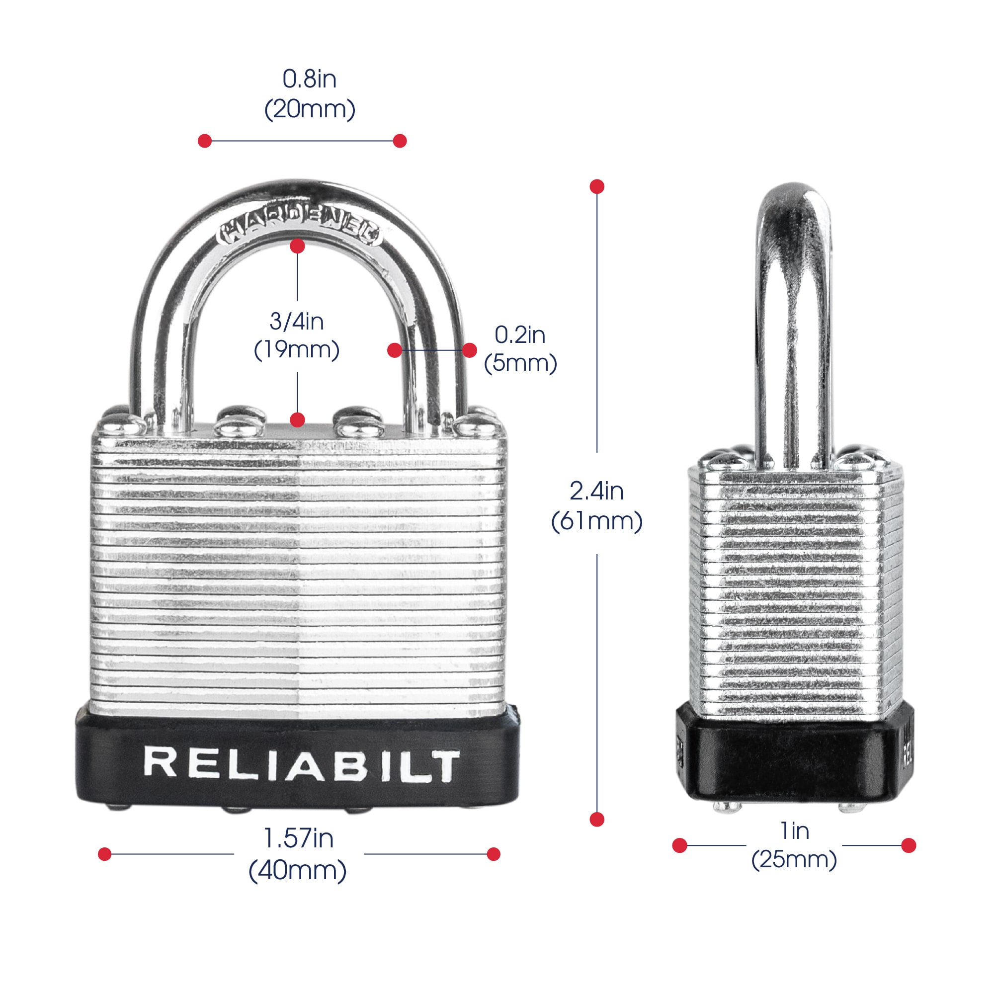 RELIABILT AH140005 Padlocks-Locks-Cables - View #16