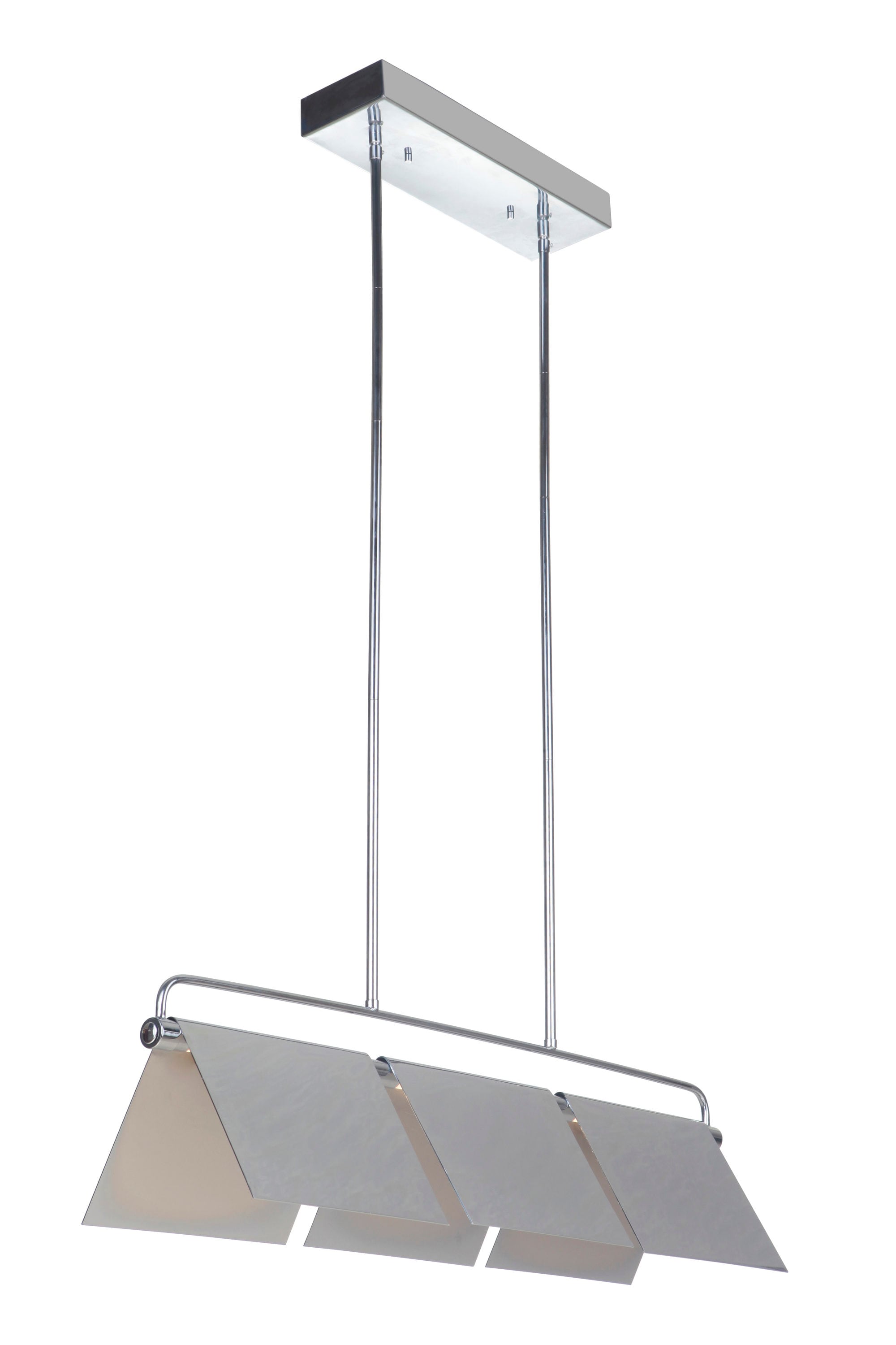 Craftmade 49573-CH-LED Tente 3 -Light Chrome Modern/contemporary Linear Integrated LED Mini Hanging Kitchen island light