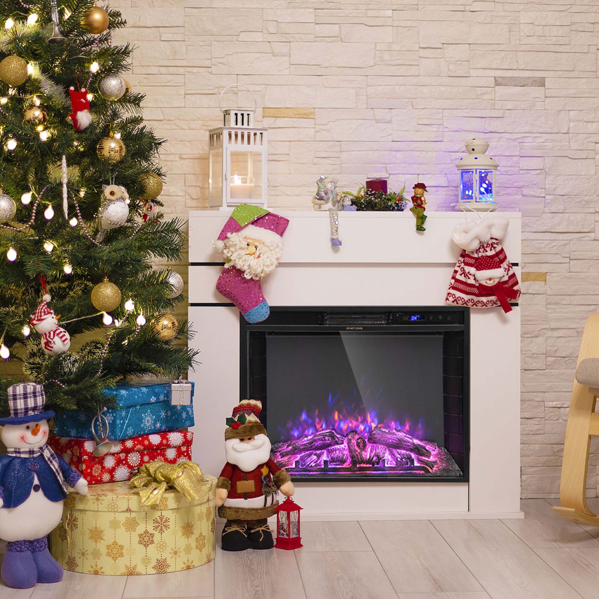 Goplus FP10031US-DK Electric-Fireplaces - View #10