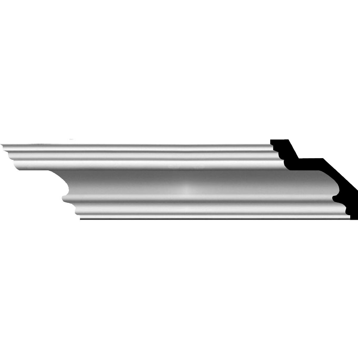Devon Smooth Primed Polyurethane Crown Moulding 94.5"