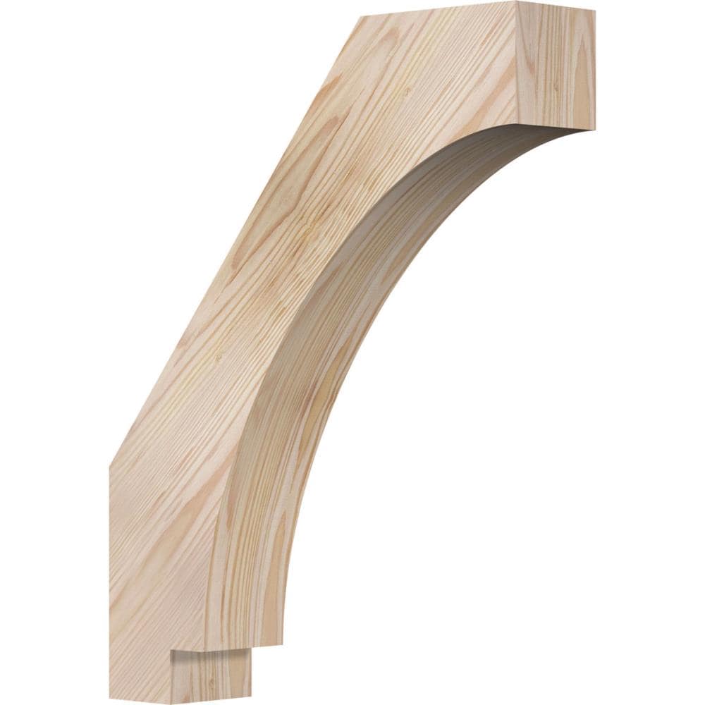 Ekena Millwork BRC04X16X20IMP00SDF 3-1/2-in x 16-in x 20-in Douglas Fir Unfinished Wood Imperial smooth