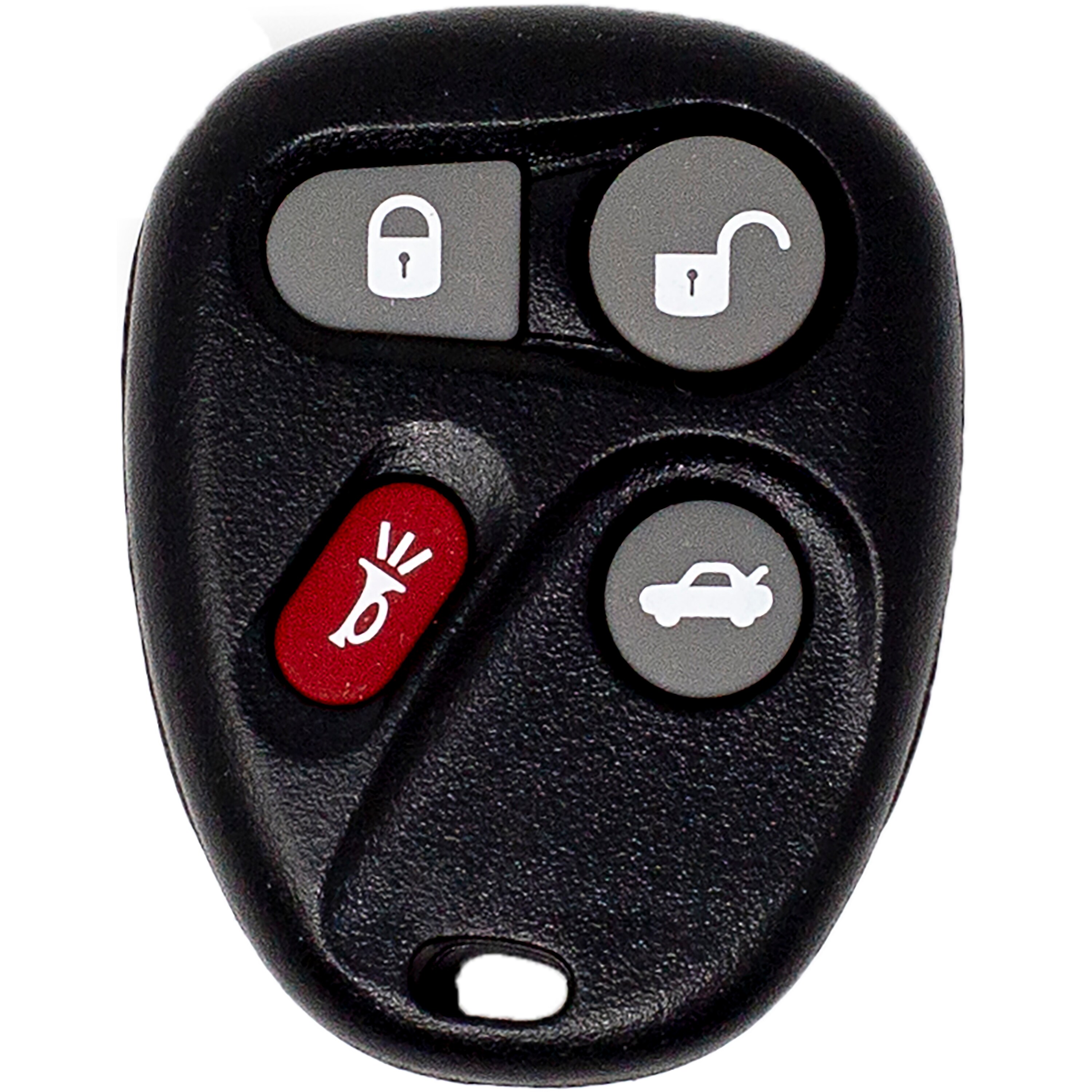 Car Keys Express Black 4 Button Remote and Key Combo with Edge Cut Blade  Brass Automotive Key Blank