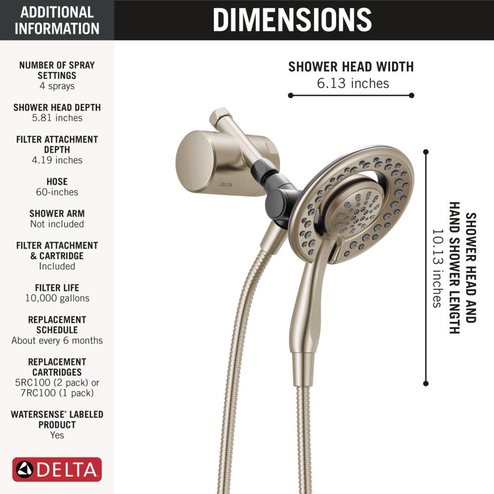 Delta 7SF110BSN Fixed-Showerhead - View #7
