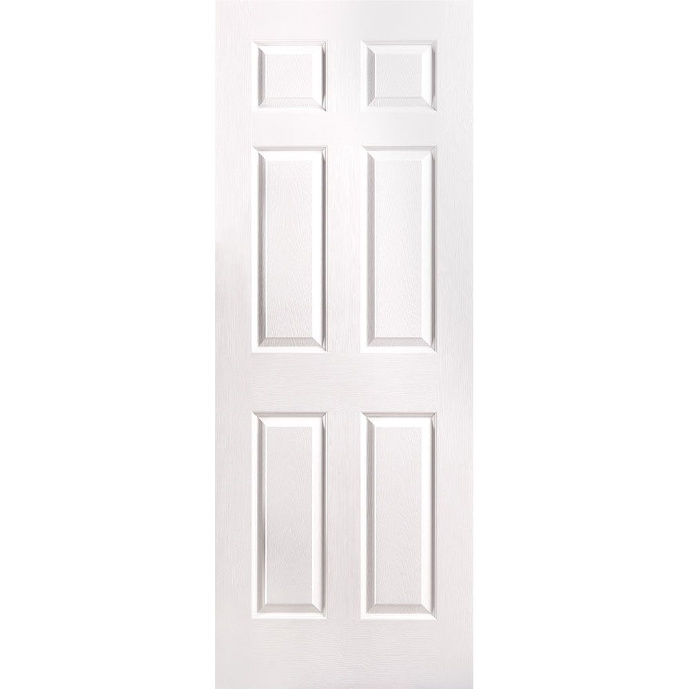 Masonite Traditional 30-in x 80-in 6-panel Solid Core Molded Composite Slab  Door in the Slab Doors department at