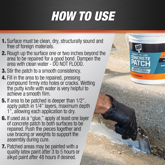 DAP Concrete Patch 32 oz DAP Concrete Patch 32 oz