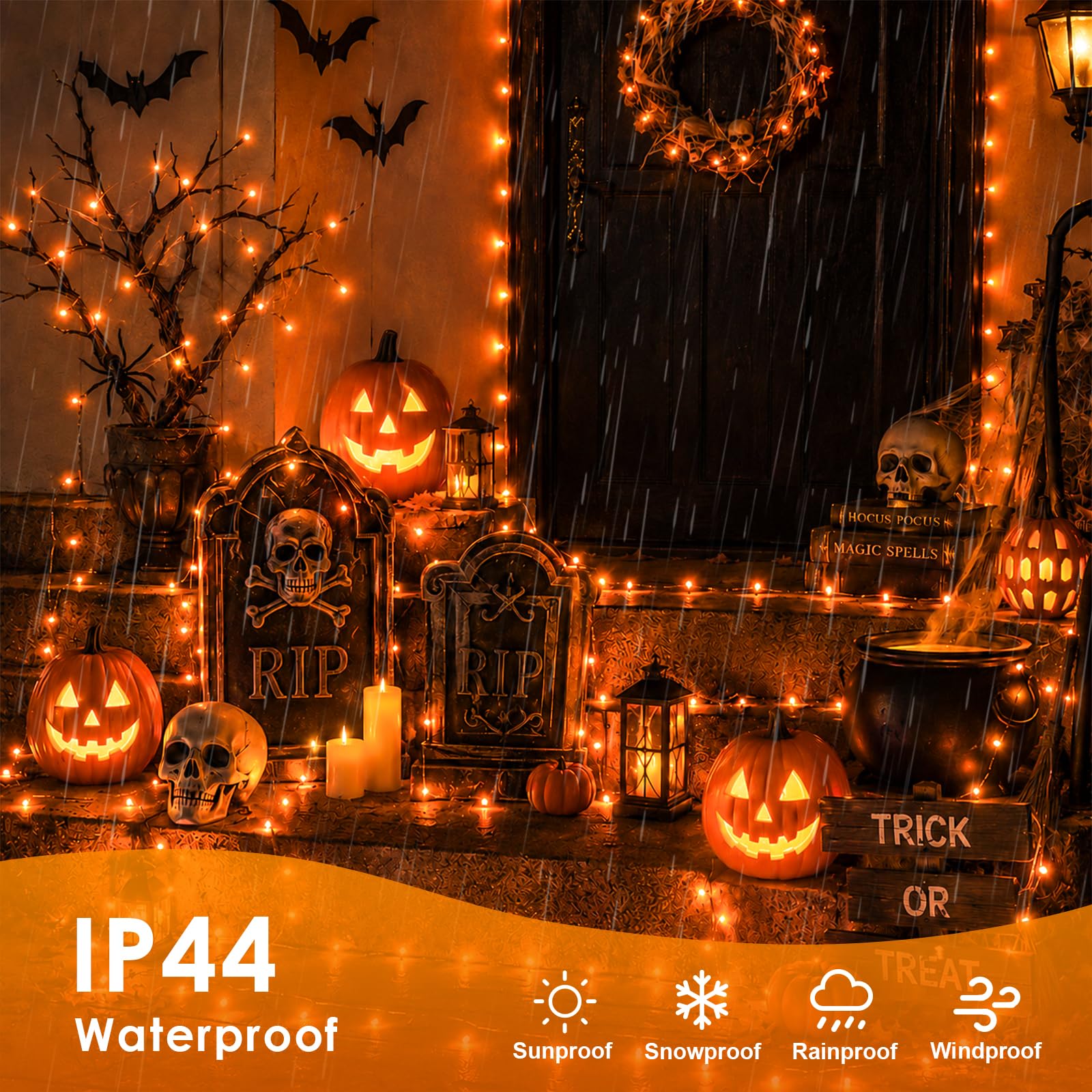 Oyezvary LOZ0812O181 Halloween-String-Lights - View #5
