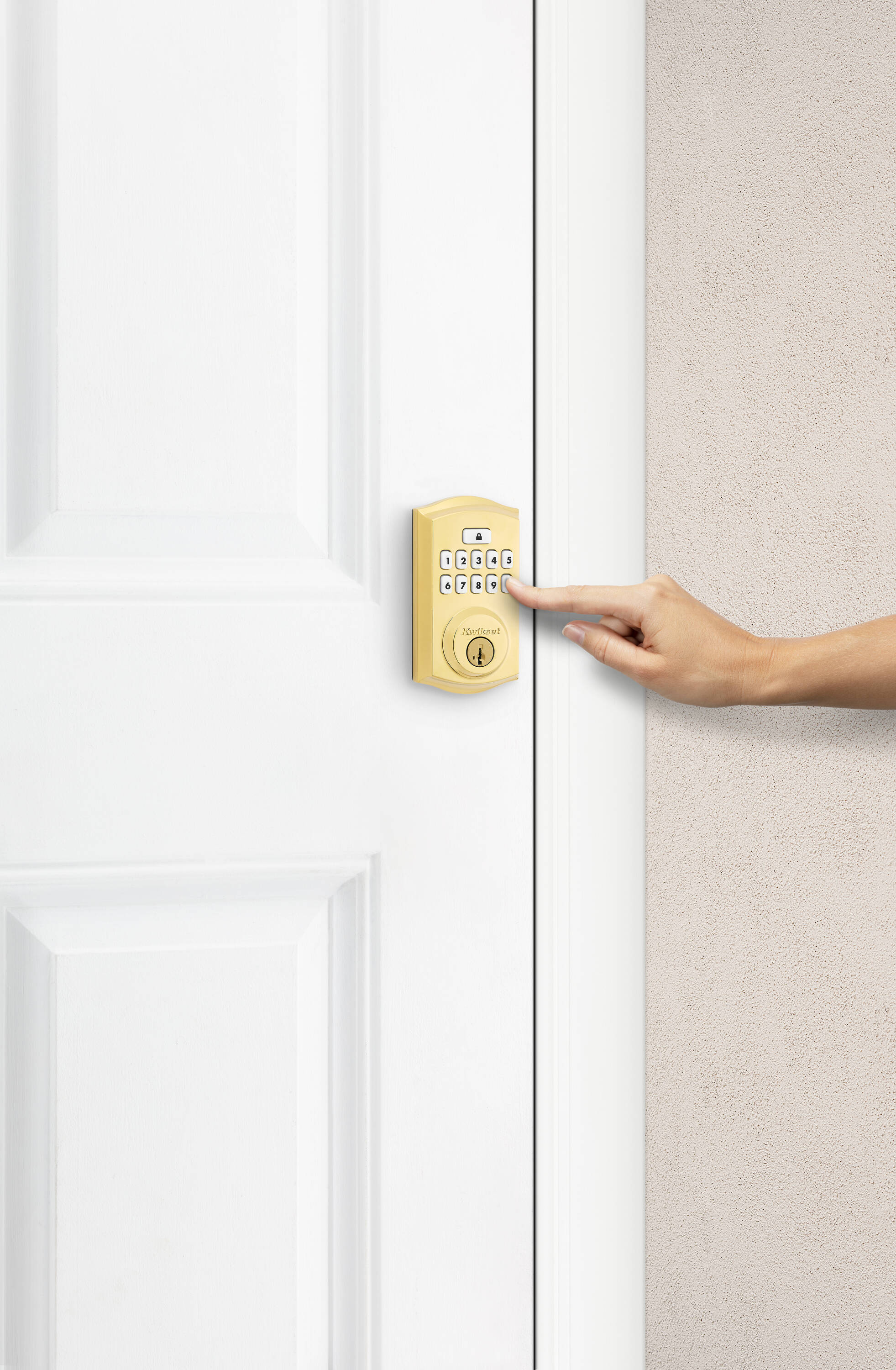 Kwikset 260 SmartCode Lifetime Polished Brass Electronic Deadbolt Smartkey with Keypad 992600-001 simolary.com 21 Kwikset 260 SmartCode Lifetime Polished Brass Electronic Deadbolt Smartkey with Keypad 992600-001 Simolary simolary.com 21