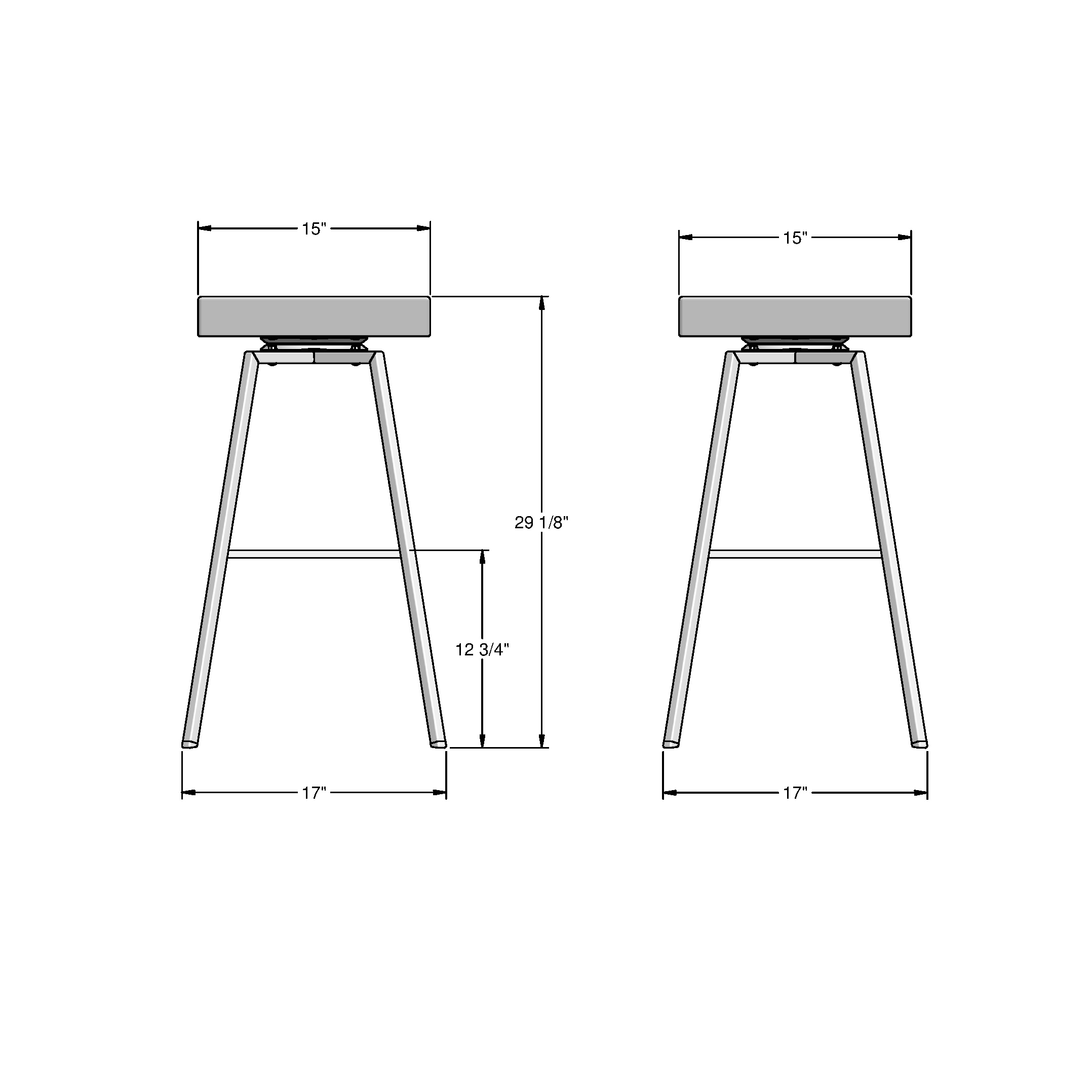 Amisco 44502-30WE/1B25CPF4 stools - View #5