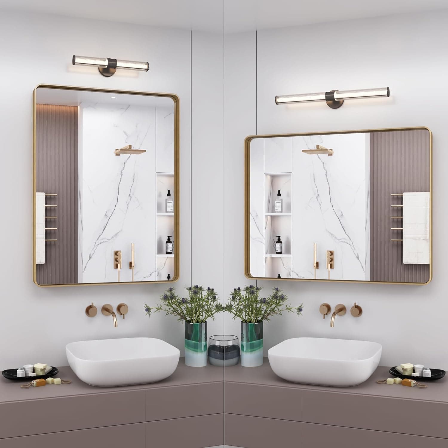 LOAAO G10090 Framed-Bath-Mirrors - View #5