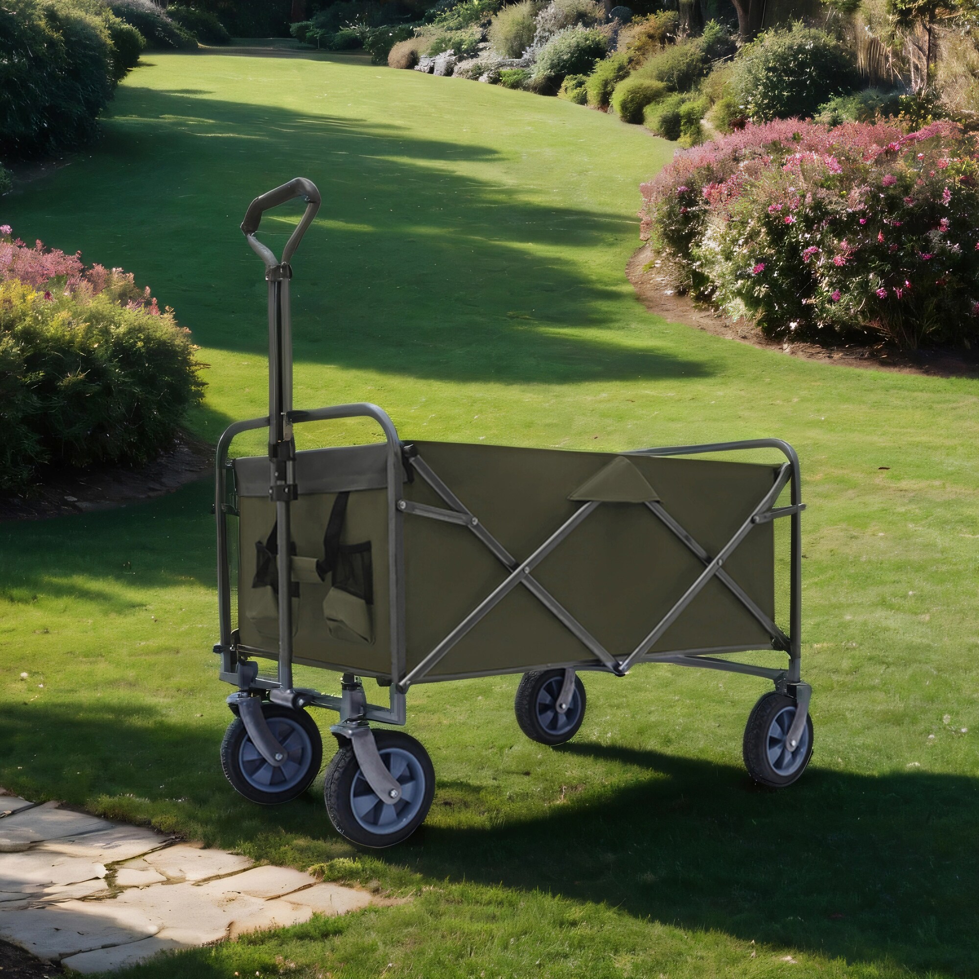 SINOFURN SYA120007GN Yard-Carts - View #2