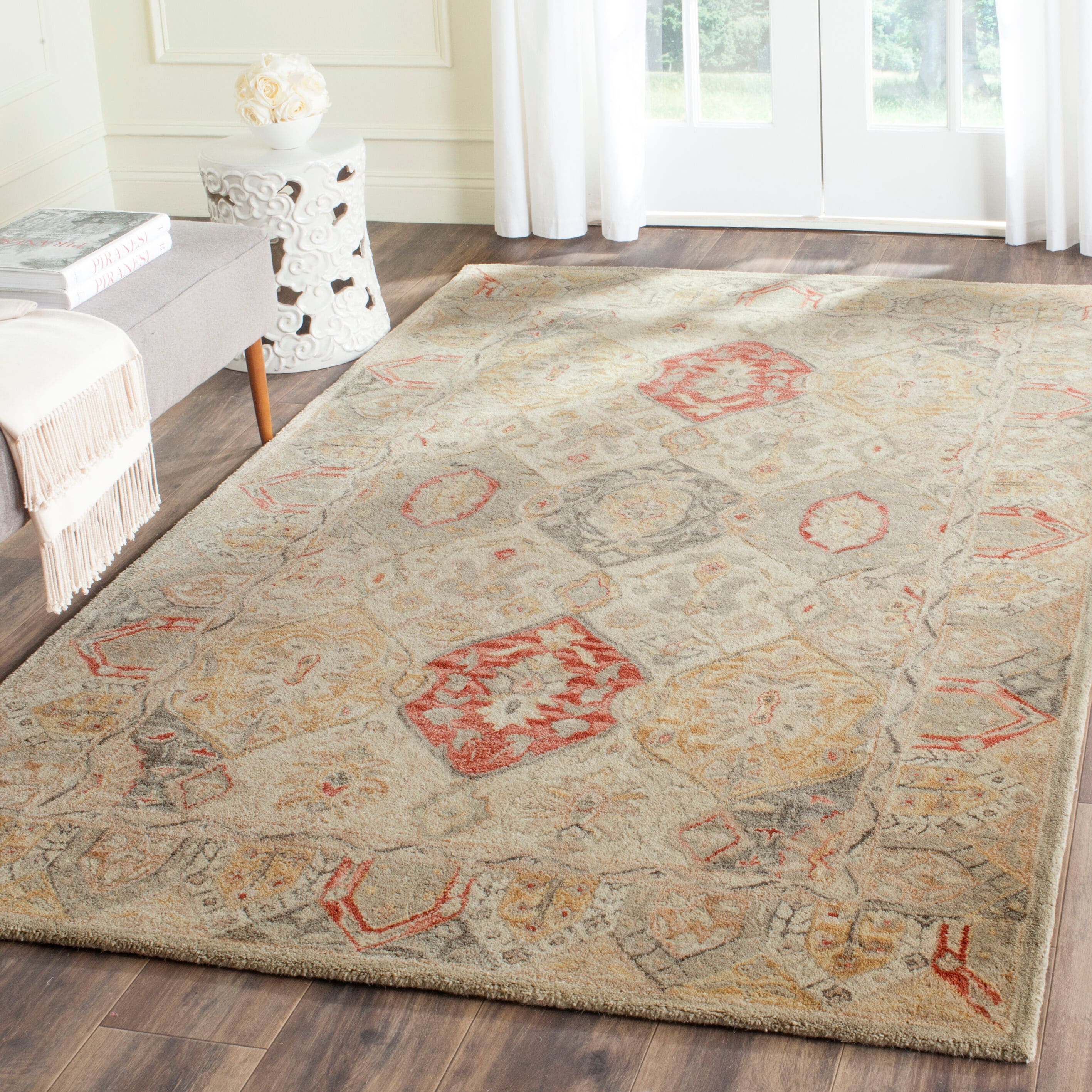  Antiquity 830 Beige/Multi Traditional 5ft x 8ft Medium Rectangle Rug