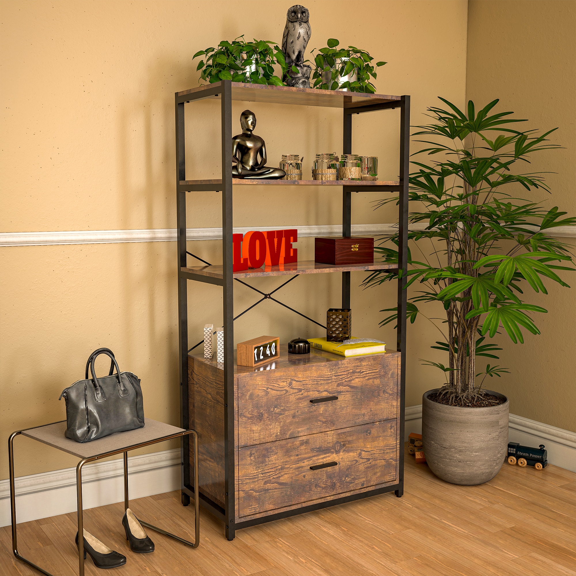 Kahomvis MIS-QPMSP-132 bookcases - View #4