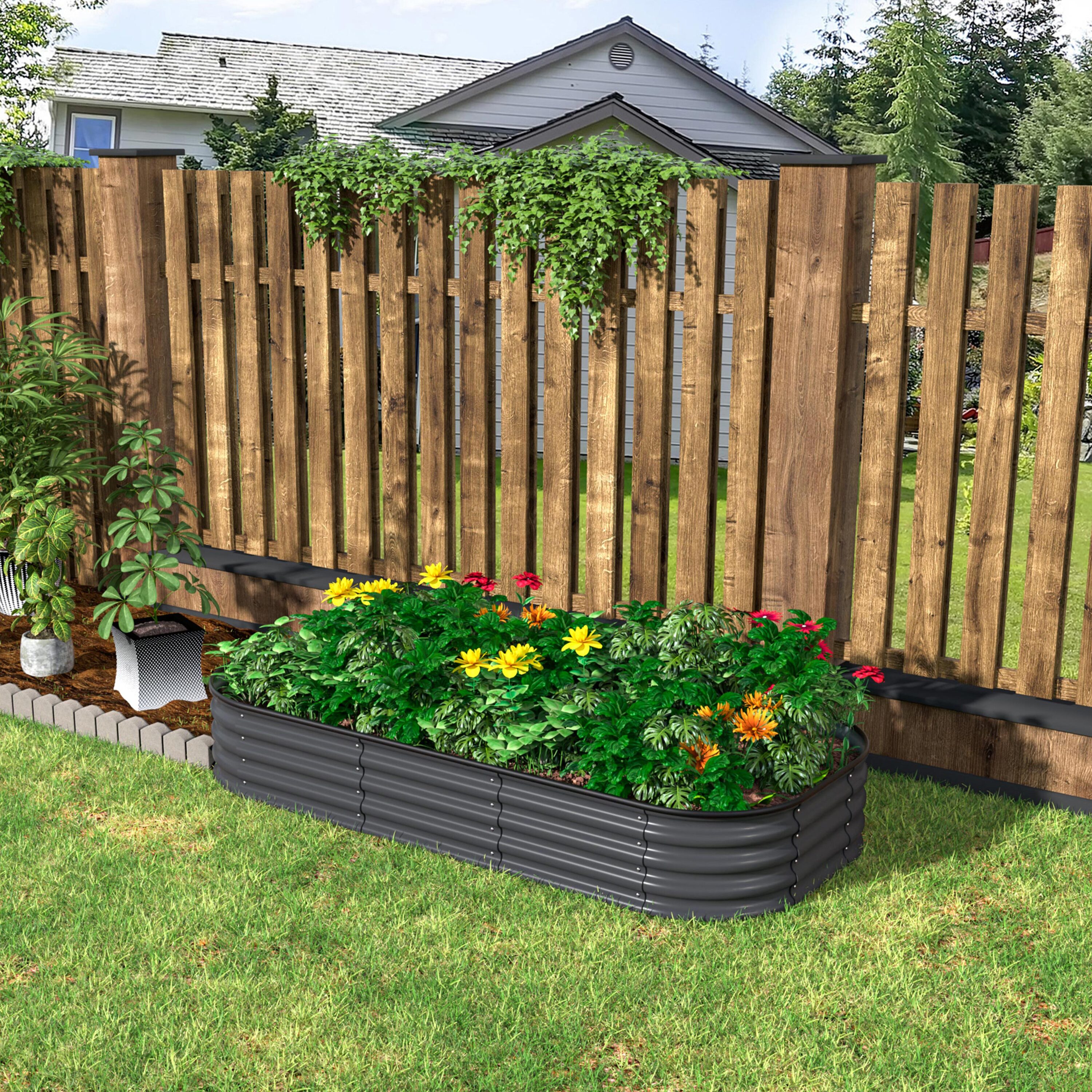 VEIKOUS PG0102-36-GY Raised-Garden-Beds - View #10