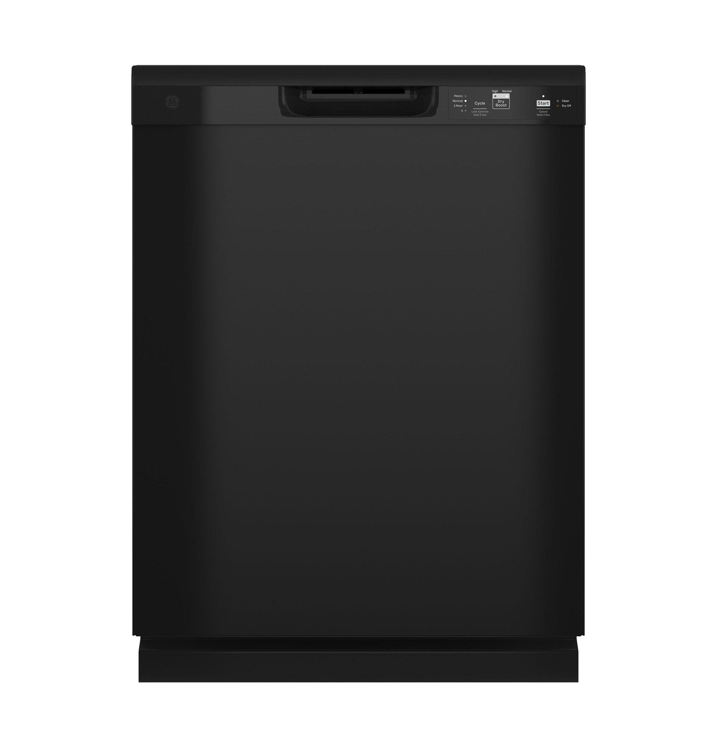 GE 24-in Front Control Built-in Dishwasher ( Black ) , Dry Boost , 60-Decibel #GDF450PGZBB