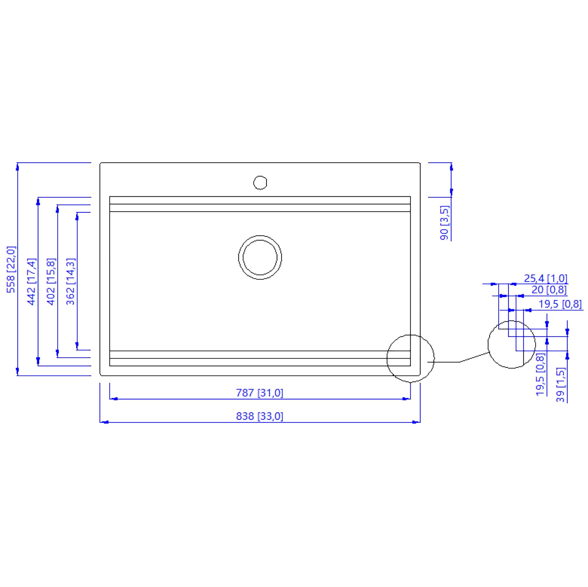 AKDY KS0507-KF16 Kitchen-Sinks - View #8