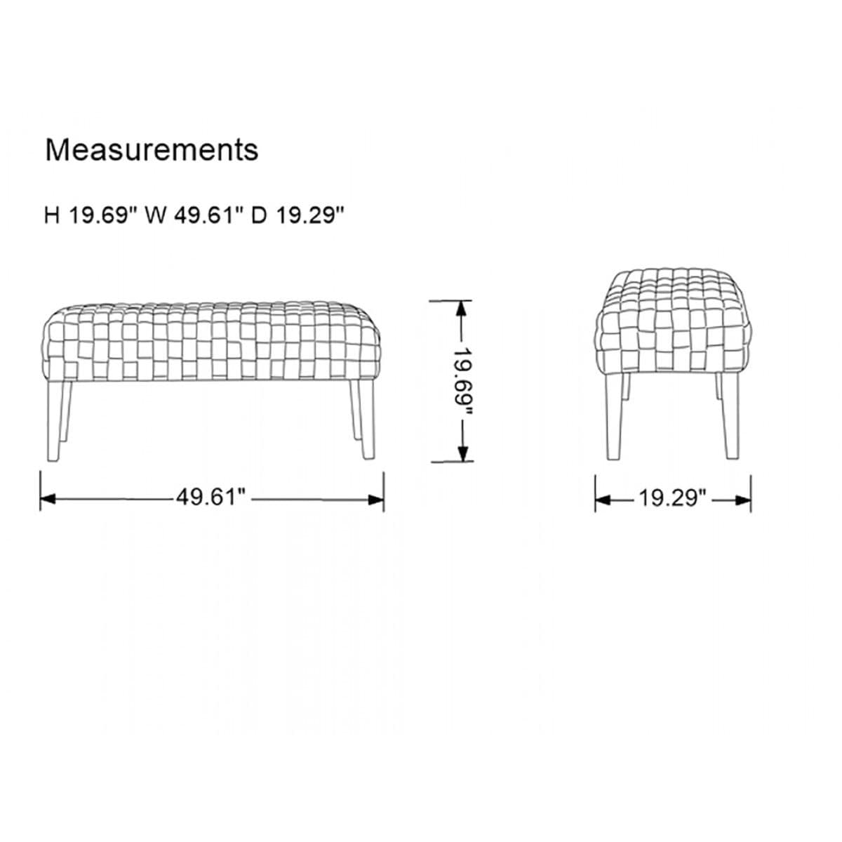HomeRoots 376313 bench - View #4