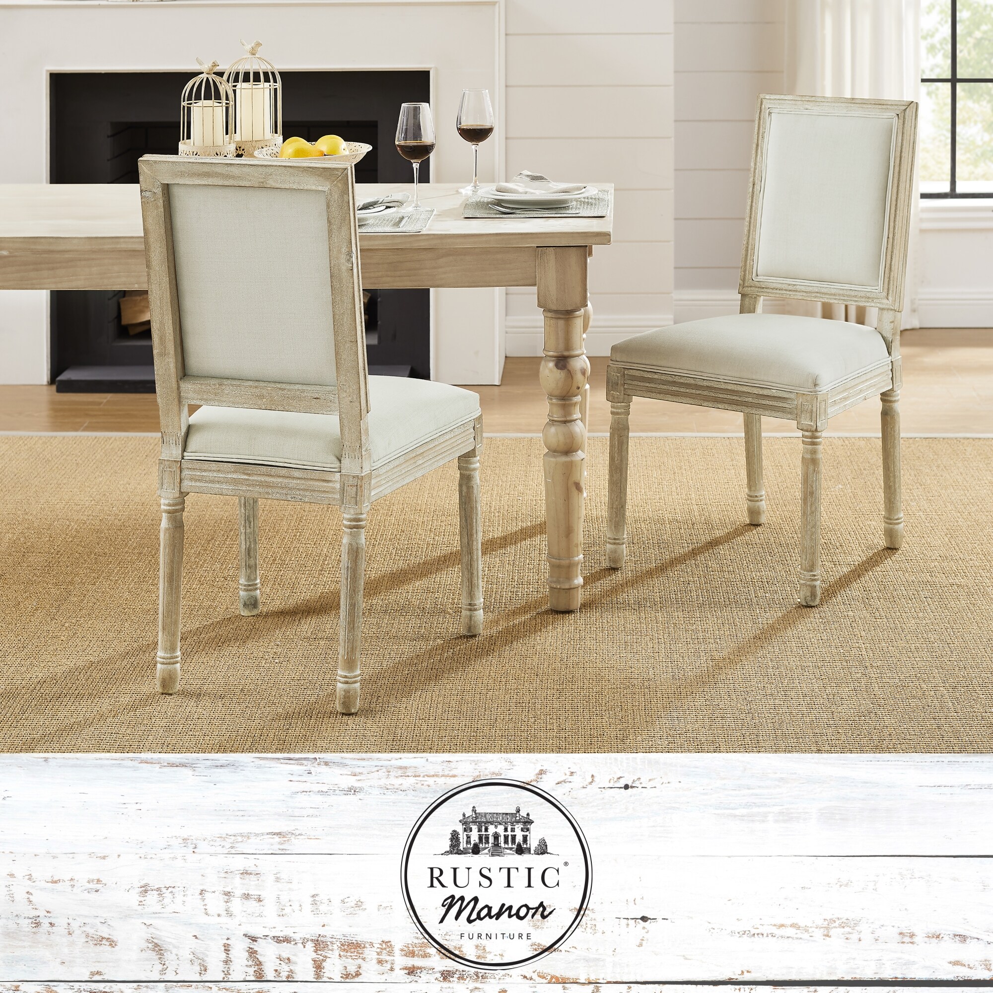 Rustic Manor RAD257-03CW2-LS Dining-Chairs - View #2