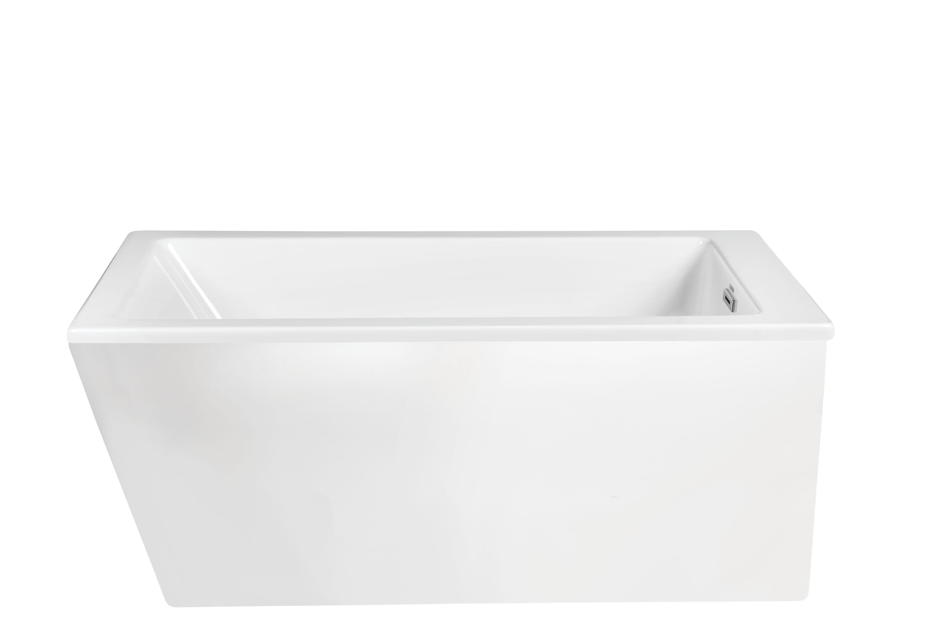 Mansfield 5752550003 Whitley Freestanding Baths 32-in x 60-in White Acrylic Rectangular Freestanding Bathtub with Drain ( Reversible Drain )