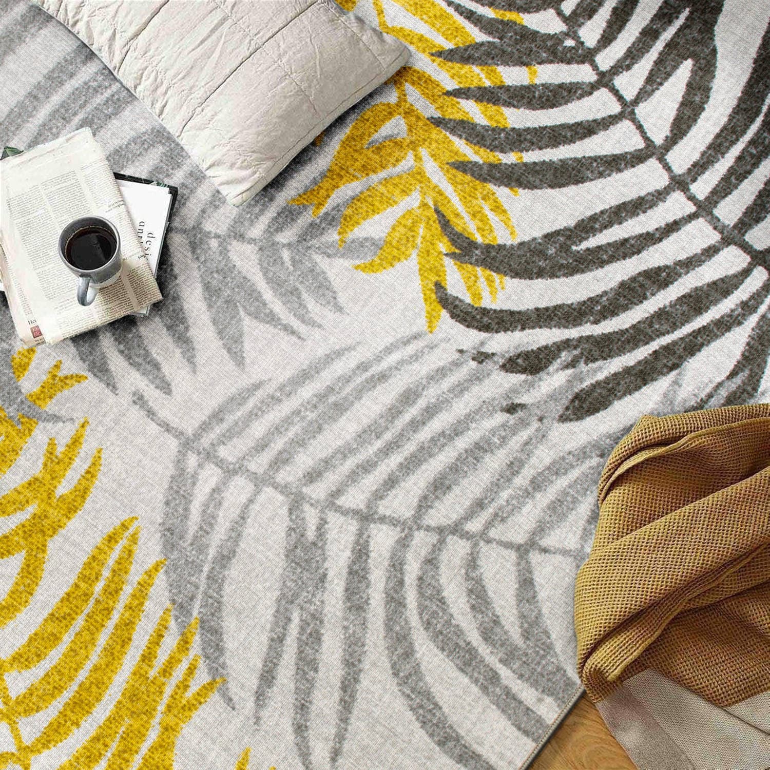 World Rug Gallery 9010YELLOW5X7 rugs - View #9