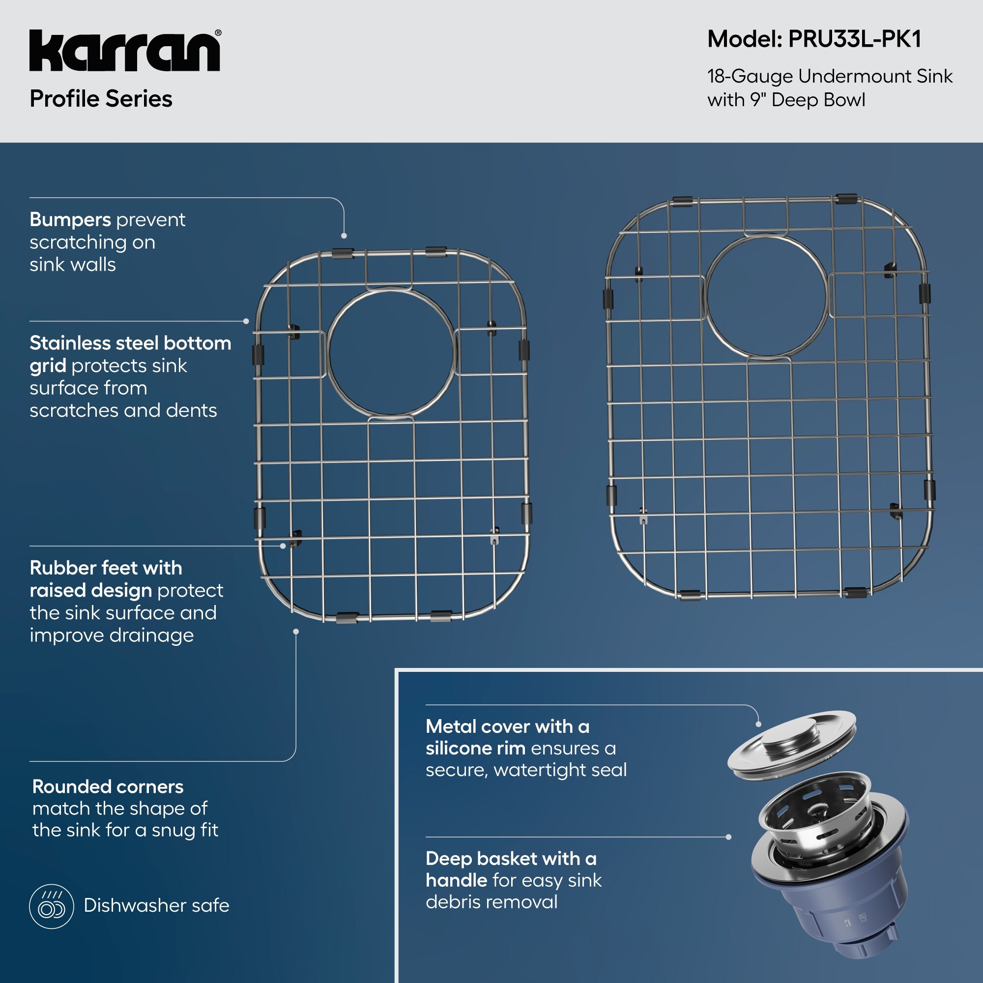 Karran PRU33L-PK1 Kitchen-Sinks - View #5