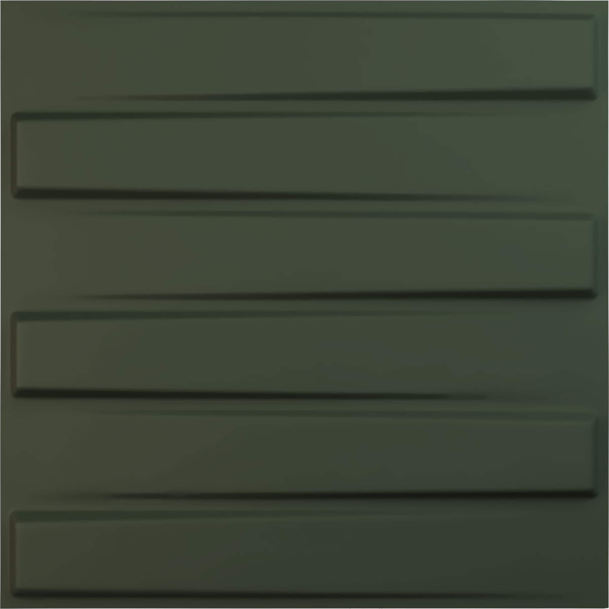 Ekena Millwork WP20X20KYGHC 19-5/8-in x 19-5/8-in Embossed Paintable/Stainable Green PVC Abstract Wall Panel ( 2.67-sq ft )
