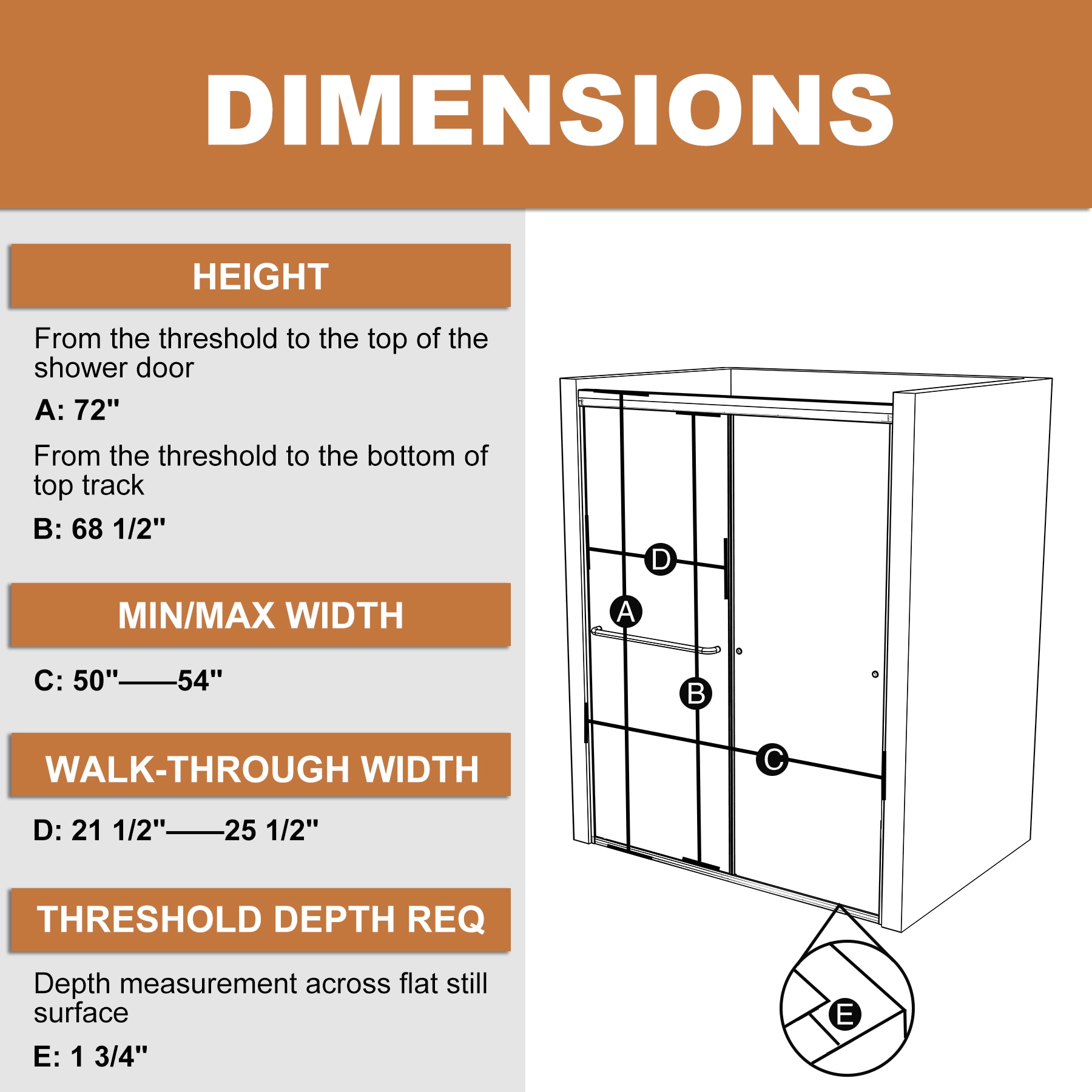 Tatayosi JL-37123851 Shower-Doors - View #3