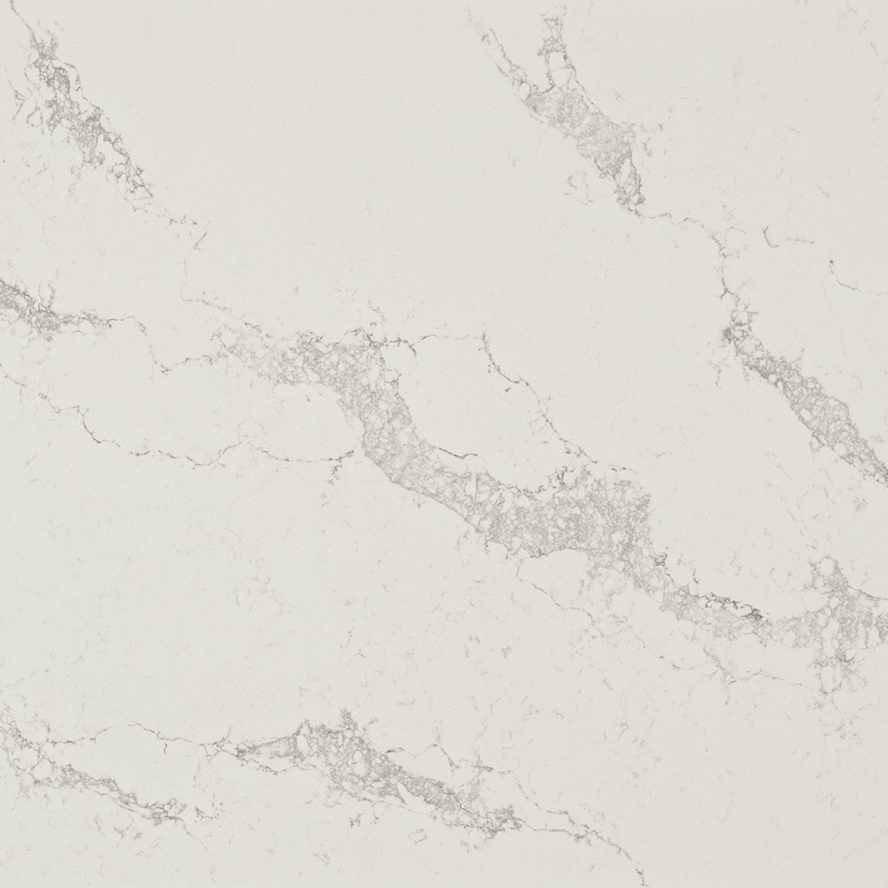 Caesarstone 5031  Statuario Maximus Quartz Off-white Kitchen Countertop SAMPLE ( 2-in x 4-in )