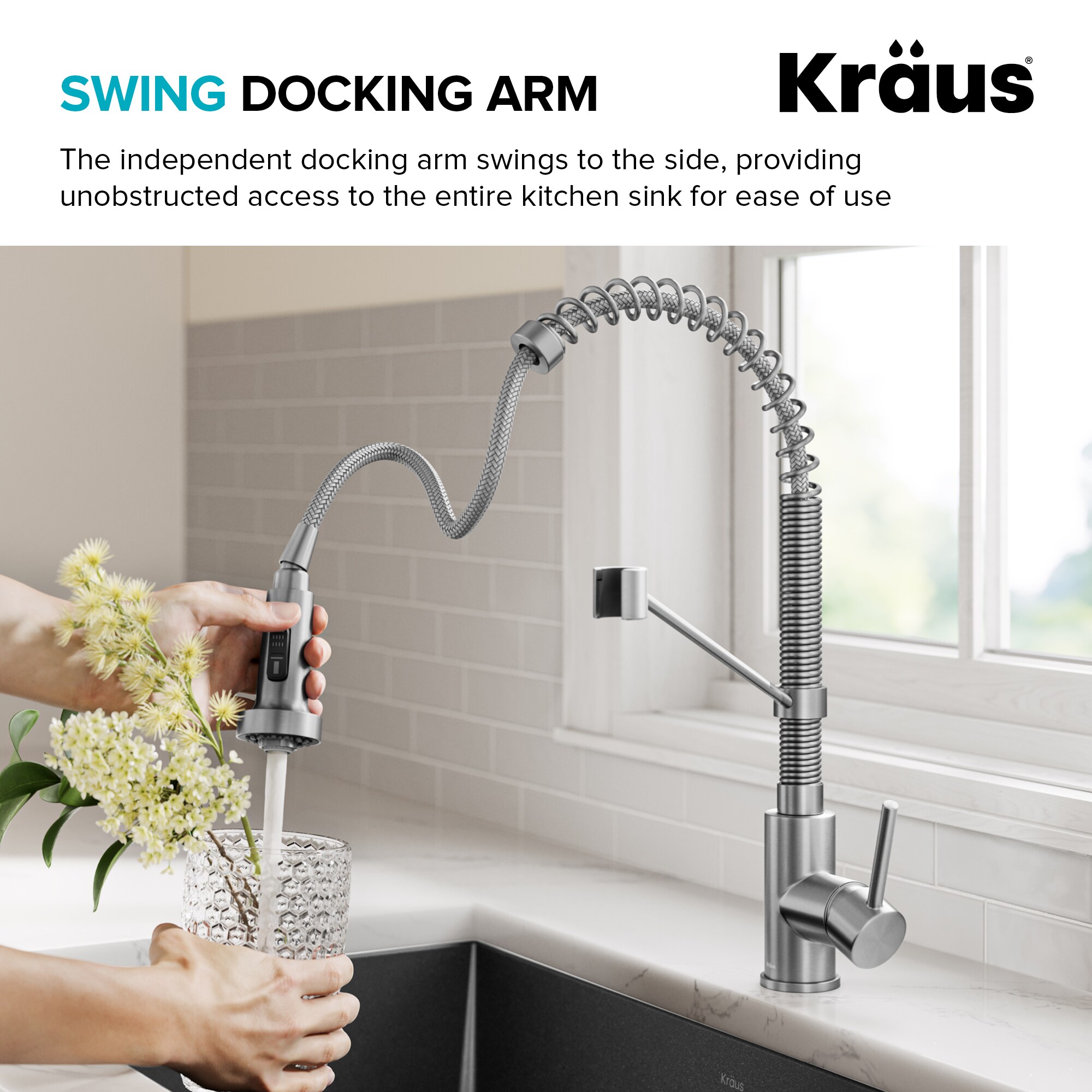 Kraus KPF-1610SSMB Kitchen-Faucets - View #7