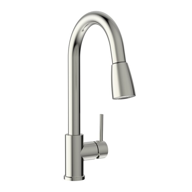 Keeney Urbania Brushed Nickel 1-Handle Deck-Mount Pull-Down Handle Kitchen Faucet (Deck Plate Included) Keeney Urbania Brushed Nickel 1-Handle Deck-Mount Pull-Down Handle Kitchen Faucet (Deck Plate Included)