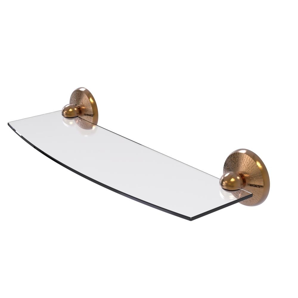 Allied Brass PMC-33/18-BBR Prestige Monte Carlo Brushed Bronze Wall mount Bathroom Shelf ( 18-in x 3-in x 5-in )