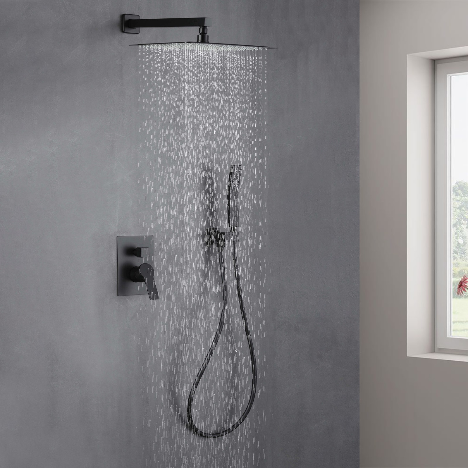 WELLFOR SPA-88003B Showerhead-Bar-Panels - View #7