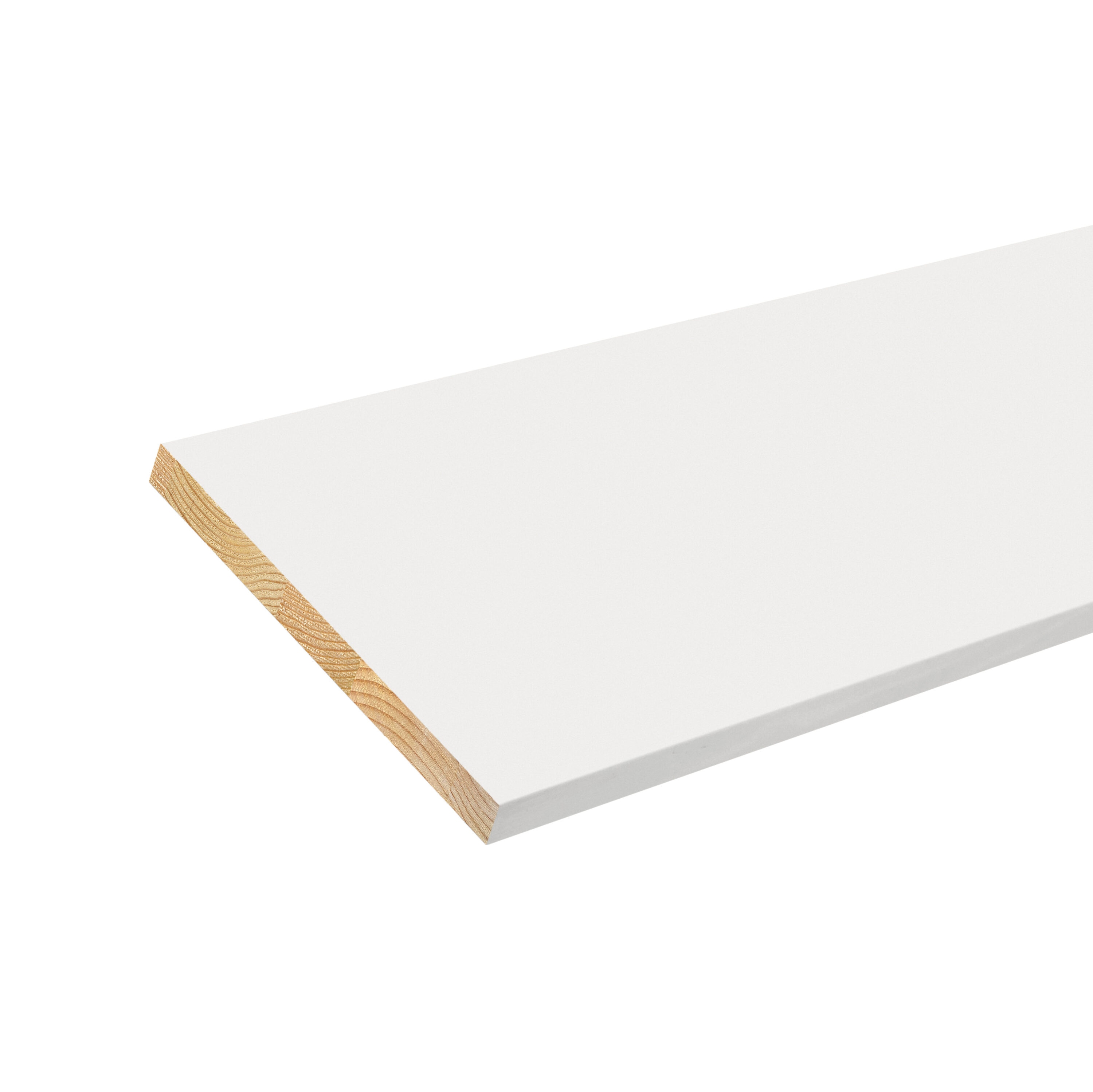 UFP-Edge FJEVO1X10S12 1-in x 10-in x 12-ft Primed S4S Radiata pine Common Softwood Board