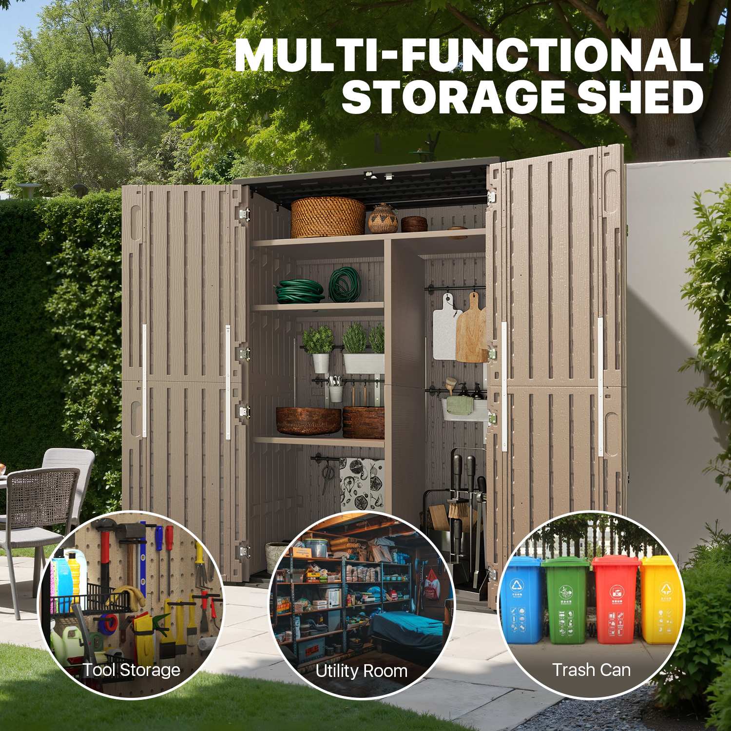 Sunmthink Z-MSD027-44BR Vinyl-Resin-Storage-Buildings - View #10