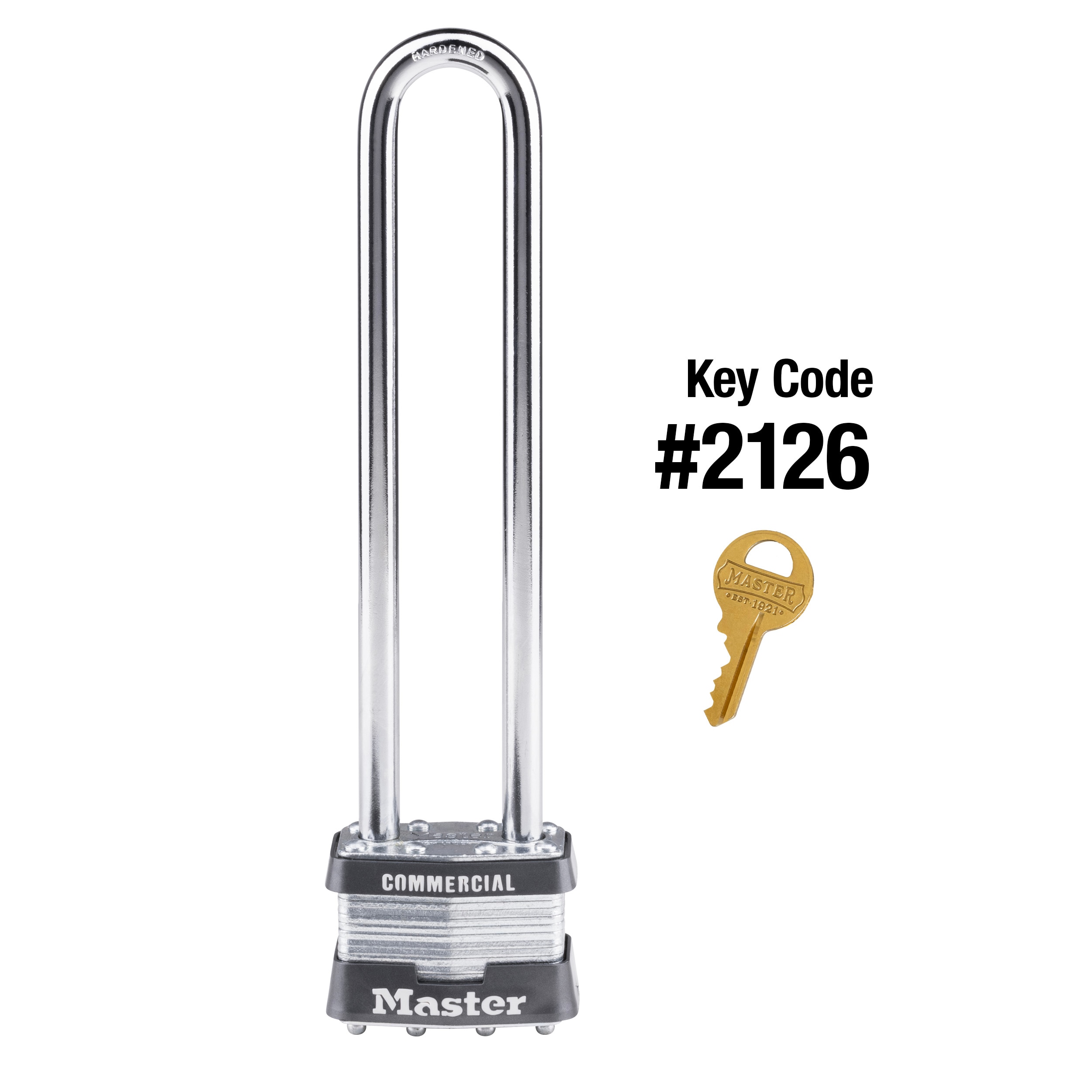 Master Lock Lock with Key, 1-9/16 in. Wide, 1-1/2 in. Shackle 141DLFHC -  The Home Depot