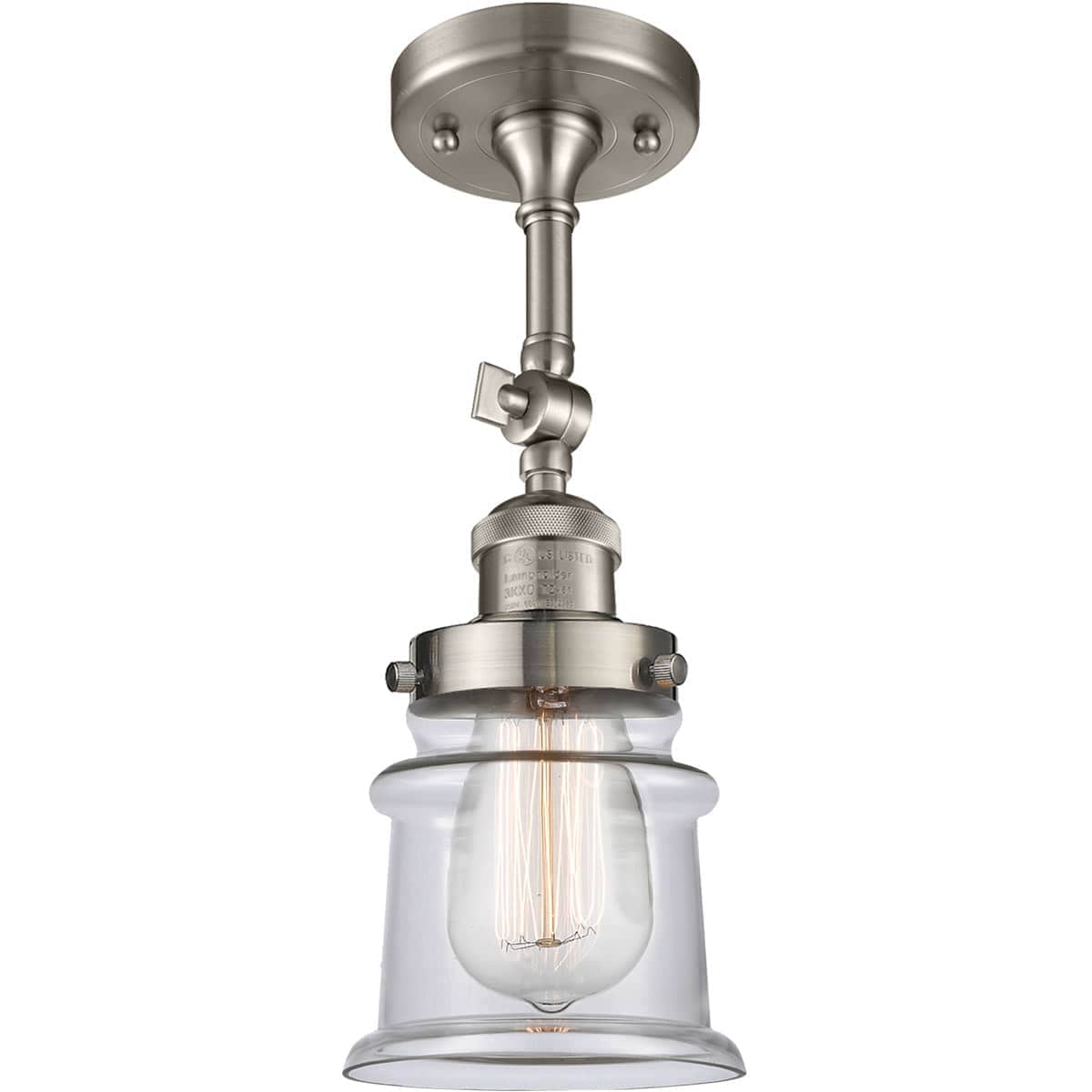 Innovations Lighting 201F-SN-G182S 201F-SN-G182S Franklin Restoration Small Canton