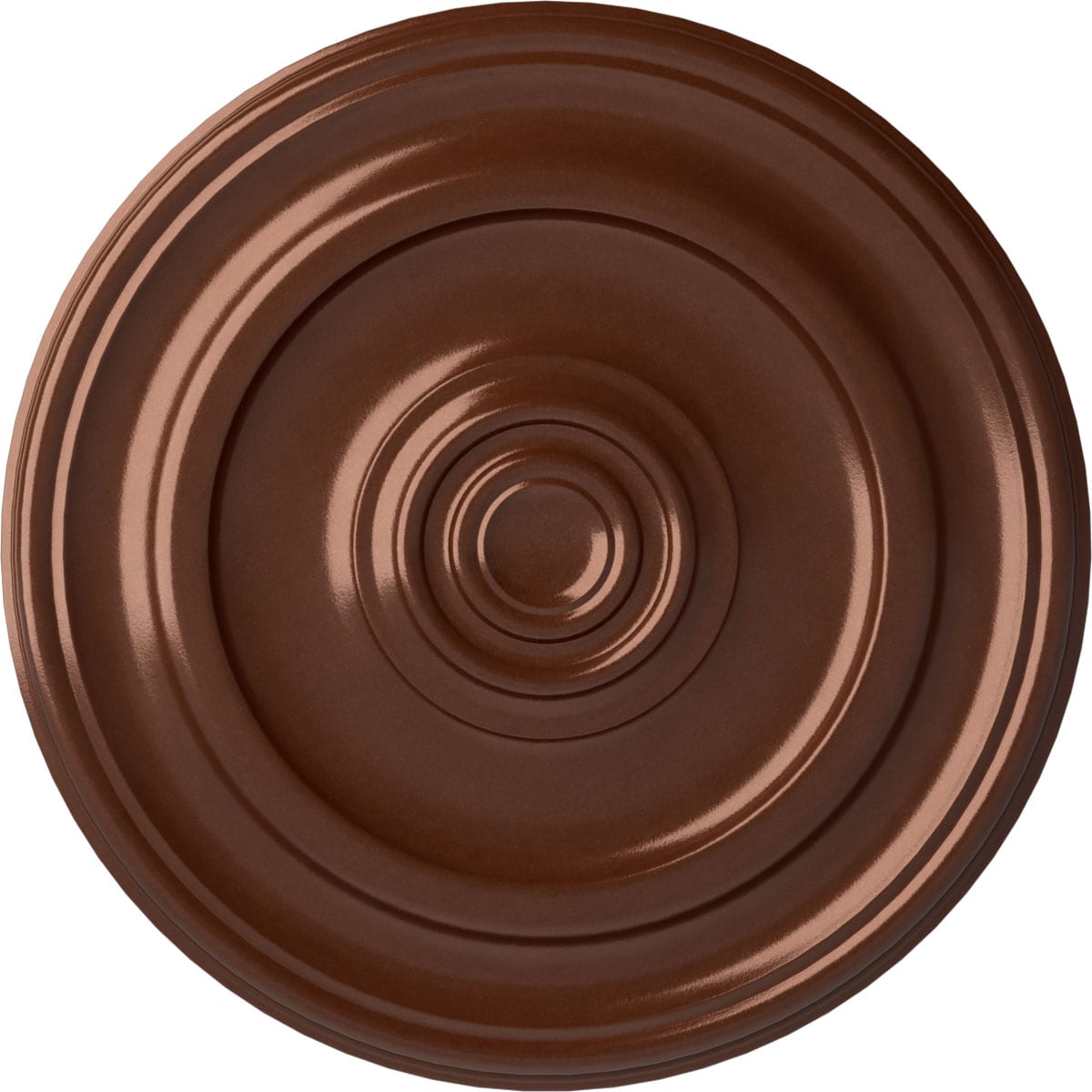 Ekena Millwork CM24KPCPS Kepler Traditional 23.625-in W x 23.625-in L Copper Penny Polyurethane Ceiling Medallion